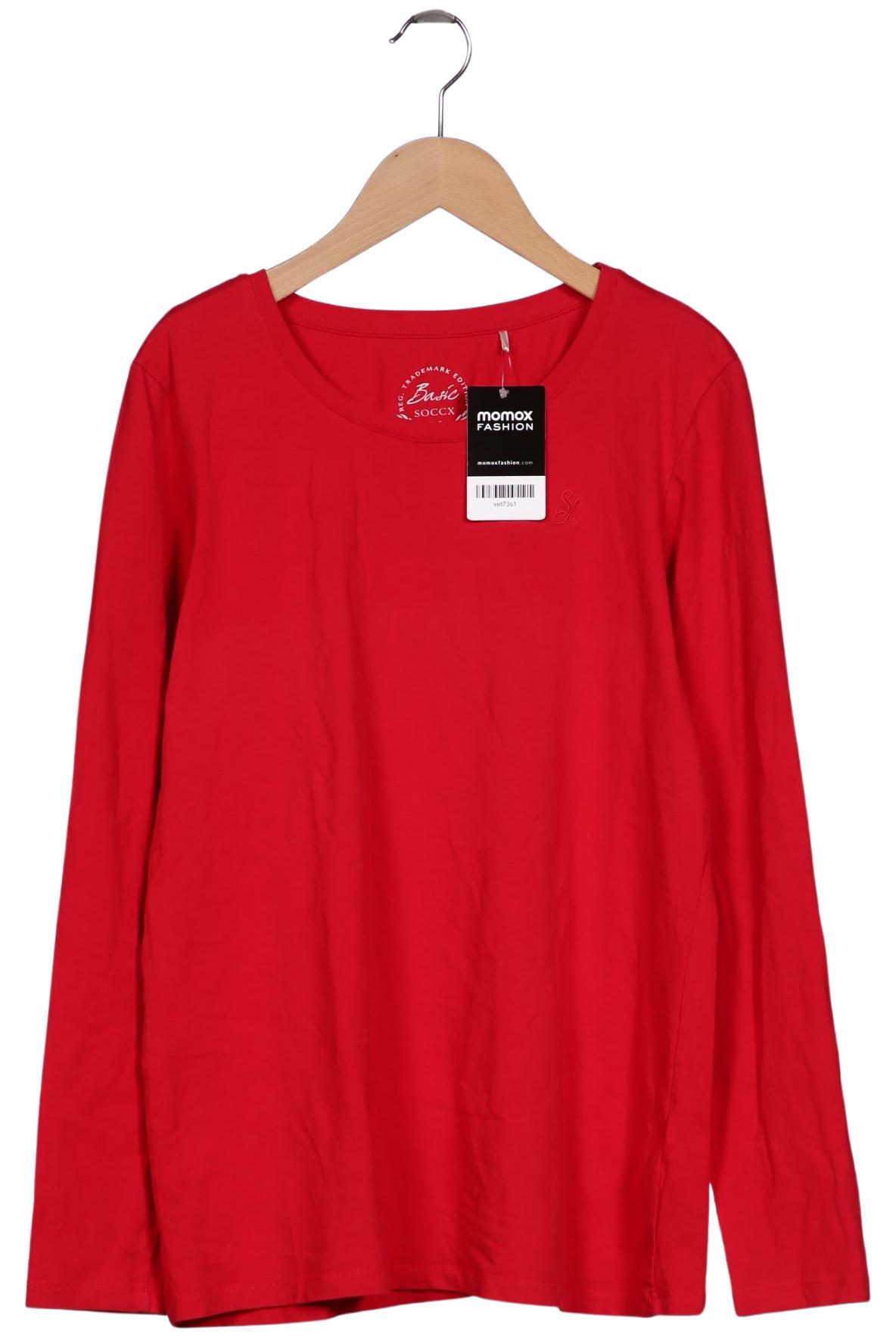 

Soccx Damen Langarmshirt, rot, Gr. 44
