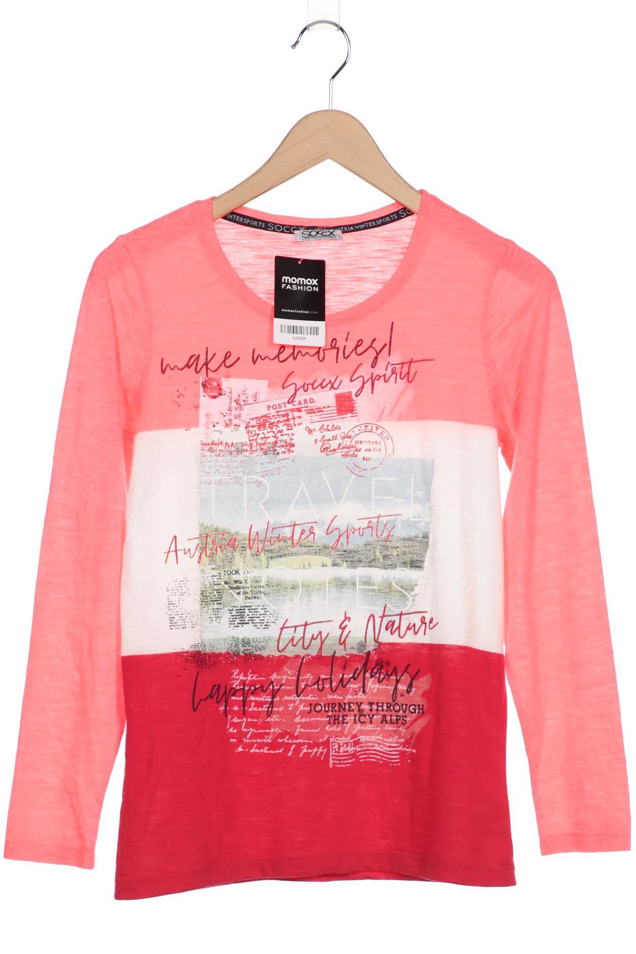 

SOCCX Damen Langarmshirt, pink