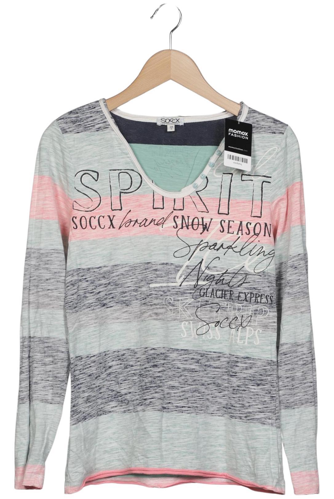 

Soccx Damen Langarmshirt, mehrfarbig, Gr. 36