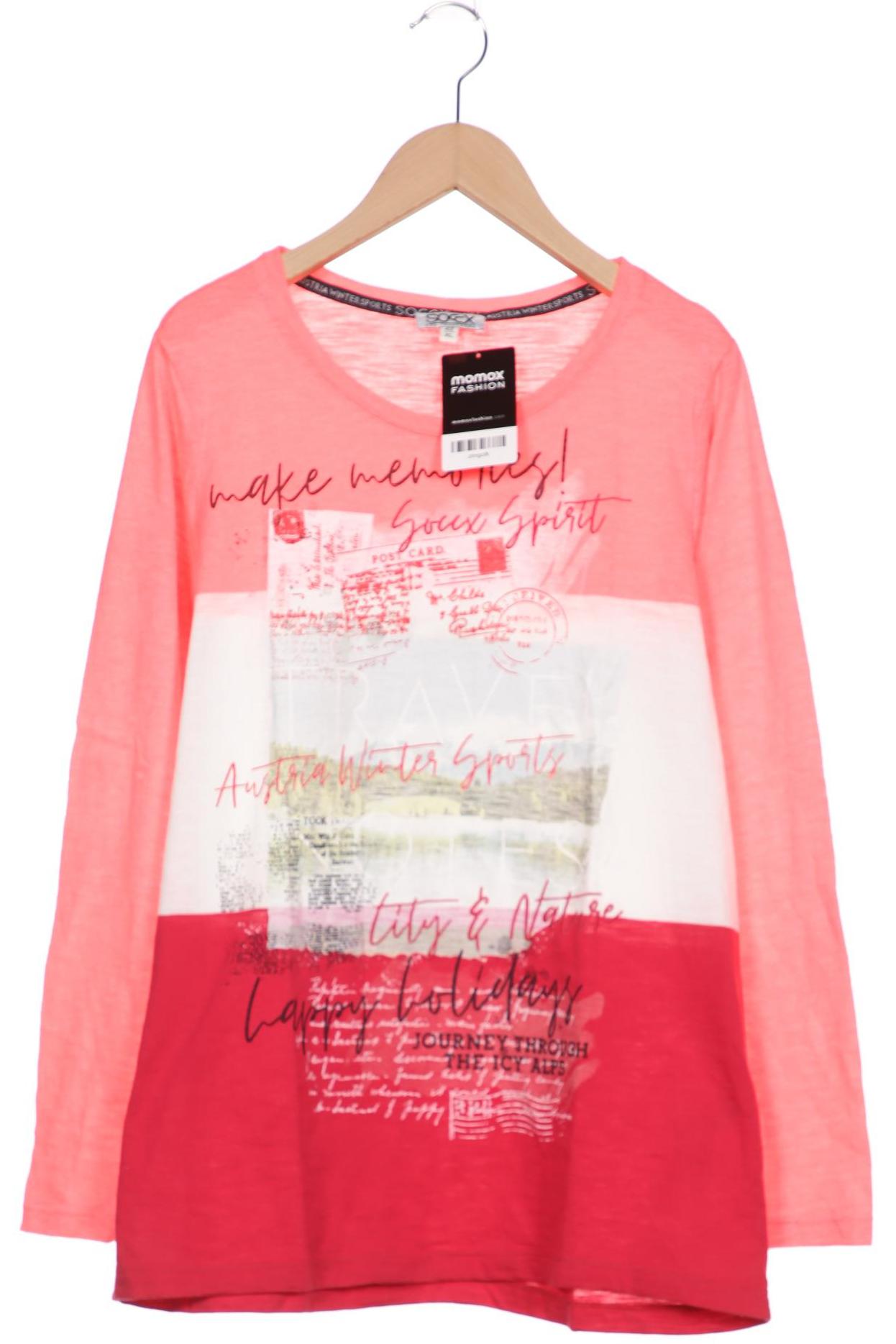 

Soccx Damen Langarmshirt, pink, Gr. 42