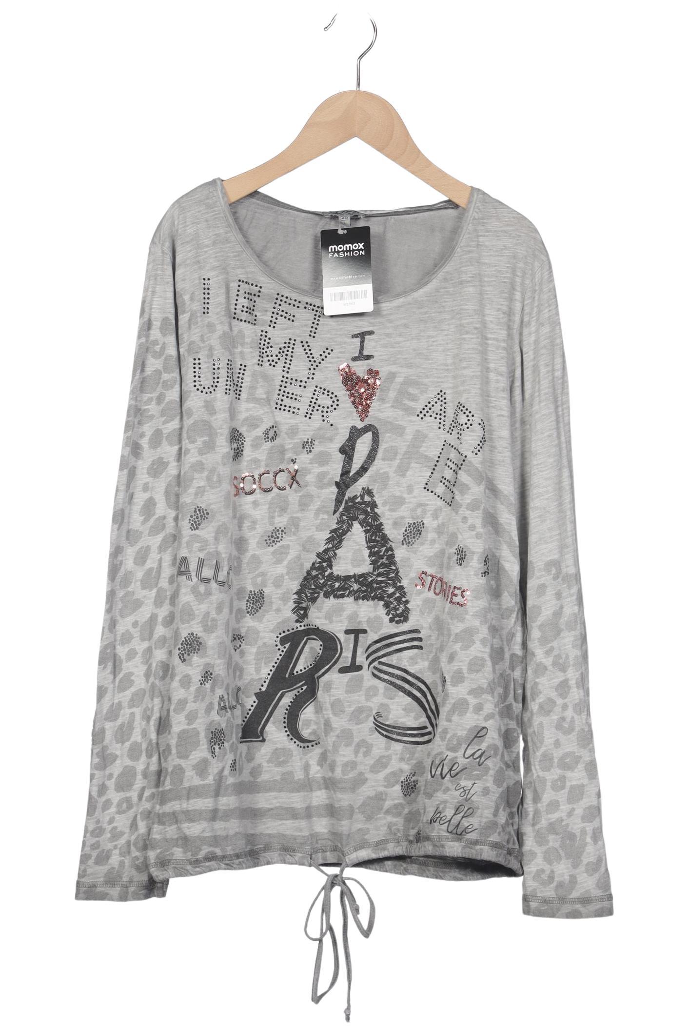 

Soccx Damen Langarmshirt, grau, Gr. 40