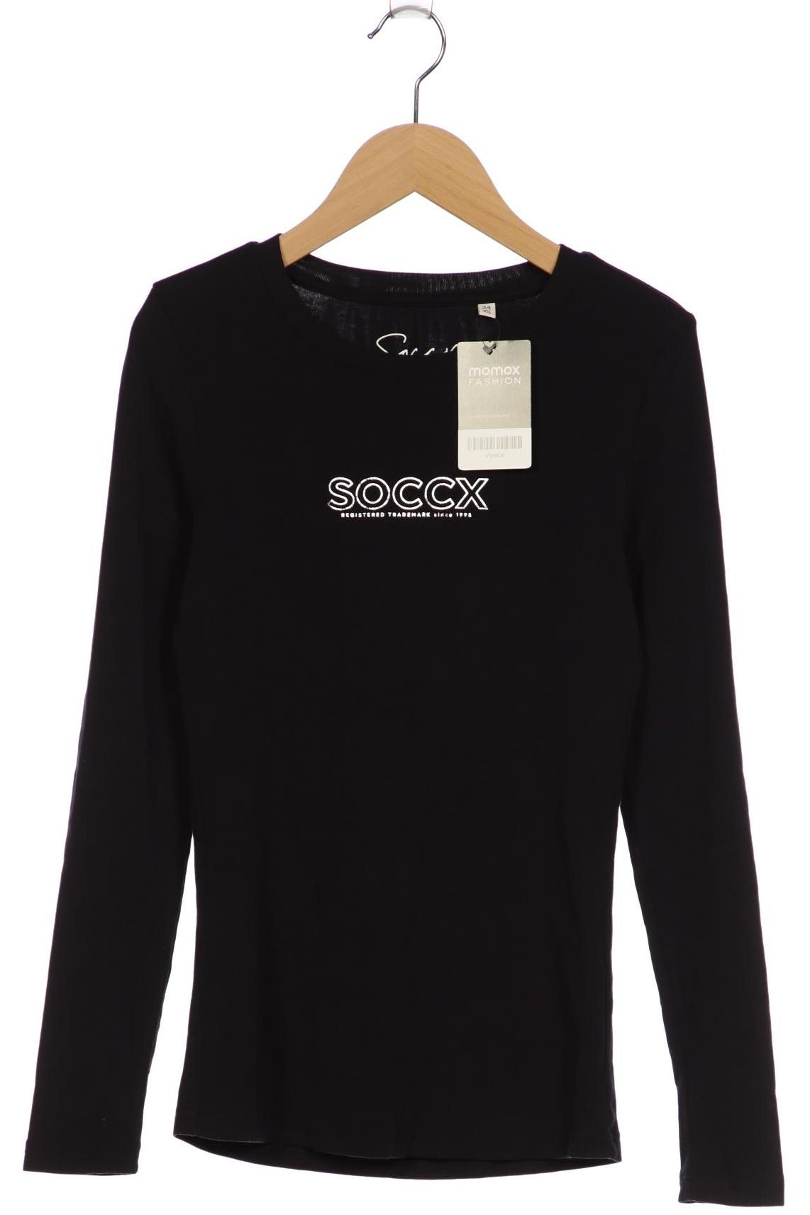 

Soccx Damen Langarmshirt, marineblau, Gr. 34