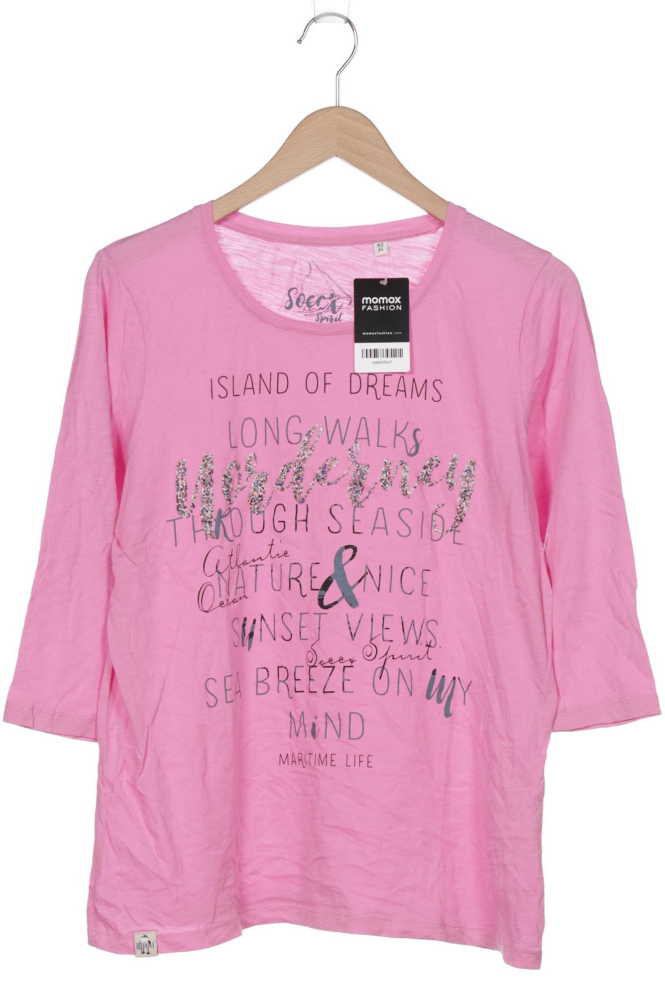 

SOCCX Damen Langarmshirt, pink
