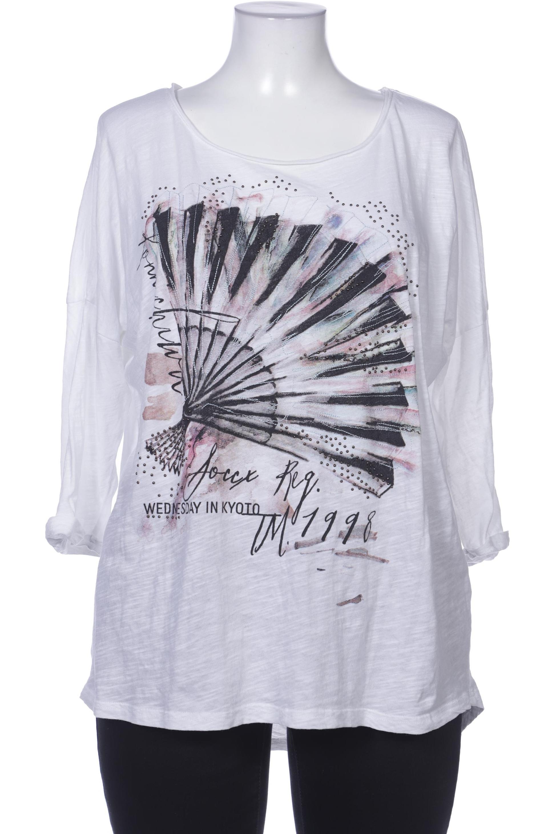 

Soccx Damen Langarmshirt, weiß, Gr. 42