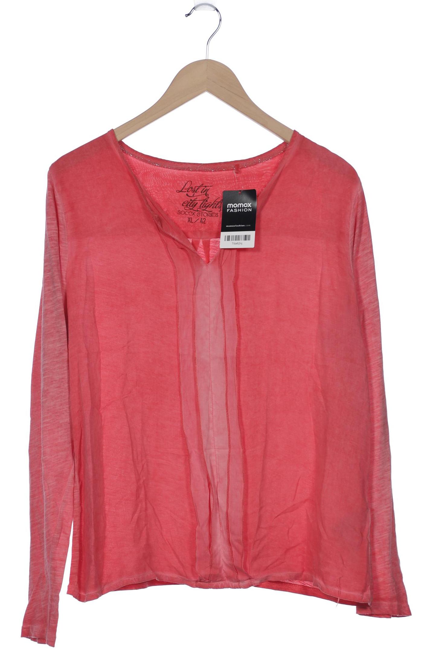 

Soccx Damen Langarmshirt, rot, Gr. 42
