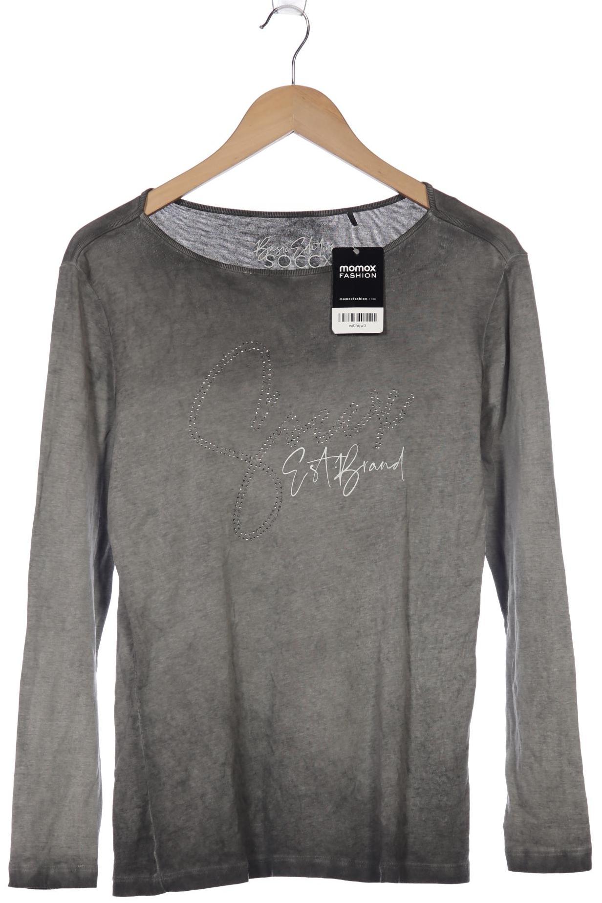 

Soccx Damen Langarmshirt, grau, Gr. 42