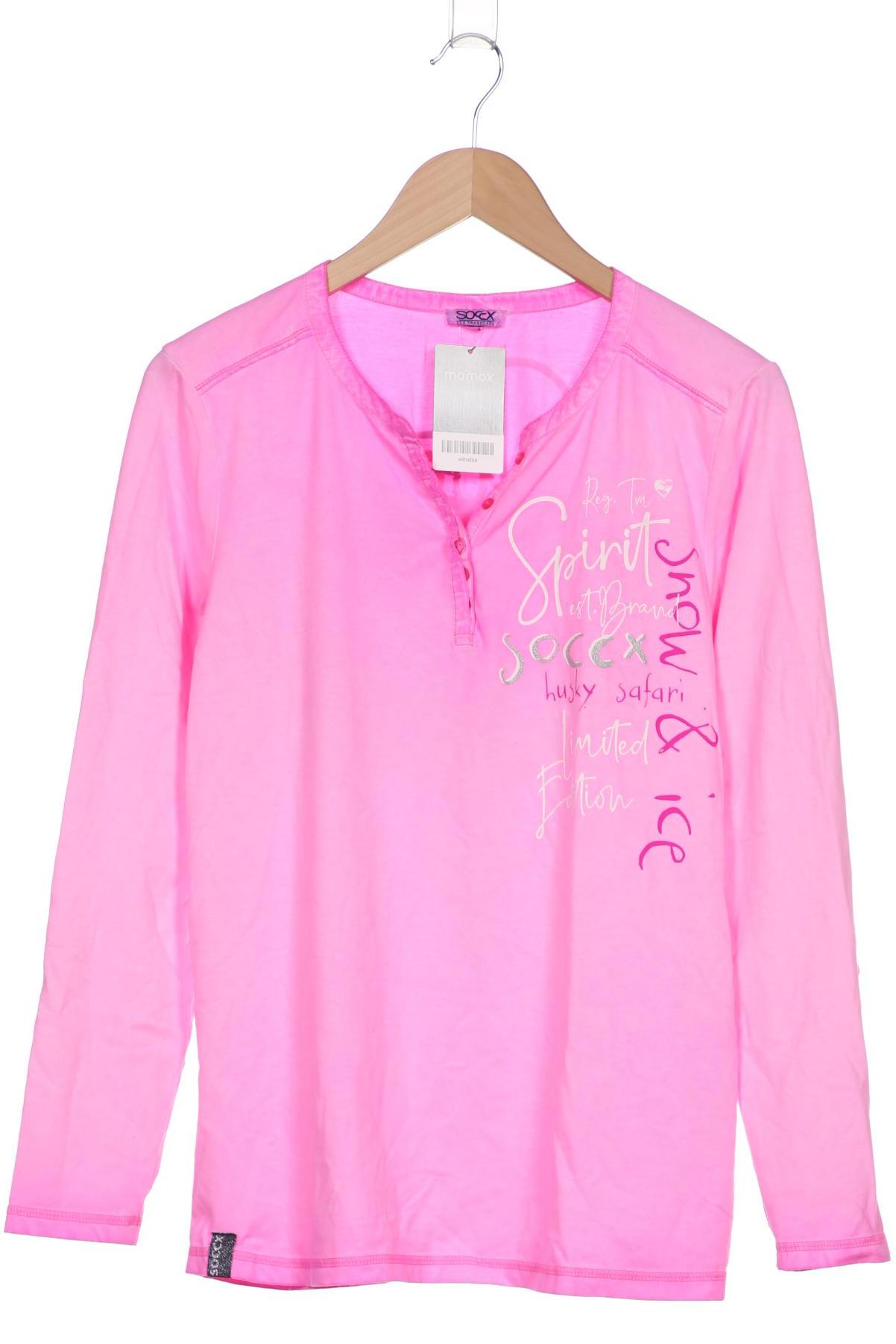 

SOCCX Damen Langarmshirt, pink