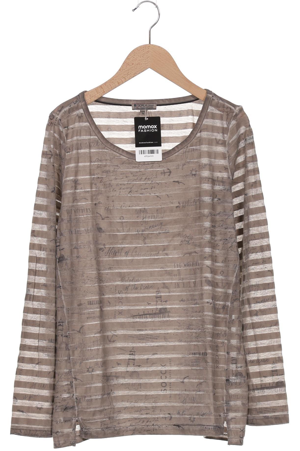 

Soccx Damen Langarmshirt, braun, Gr. 38