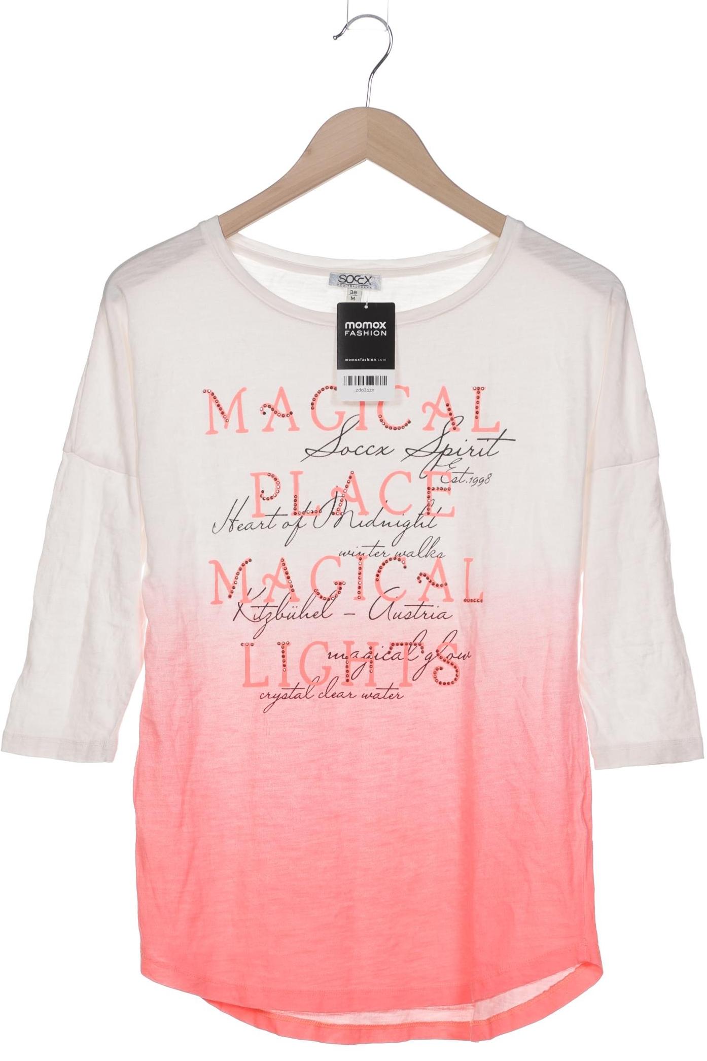 

Soccx Damen Langarmshirt, cremeweiß, Gr. 38