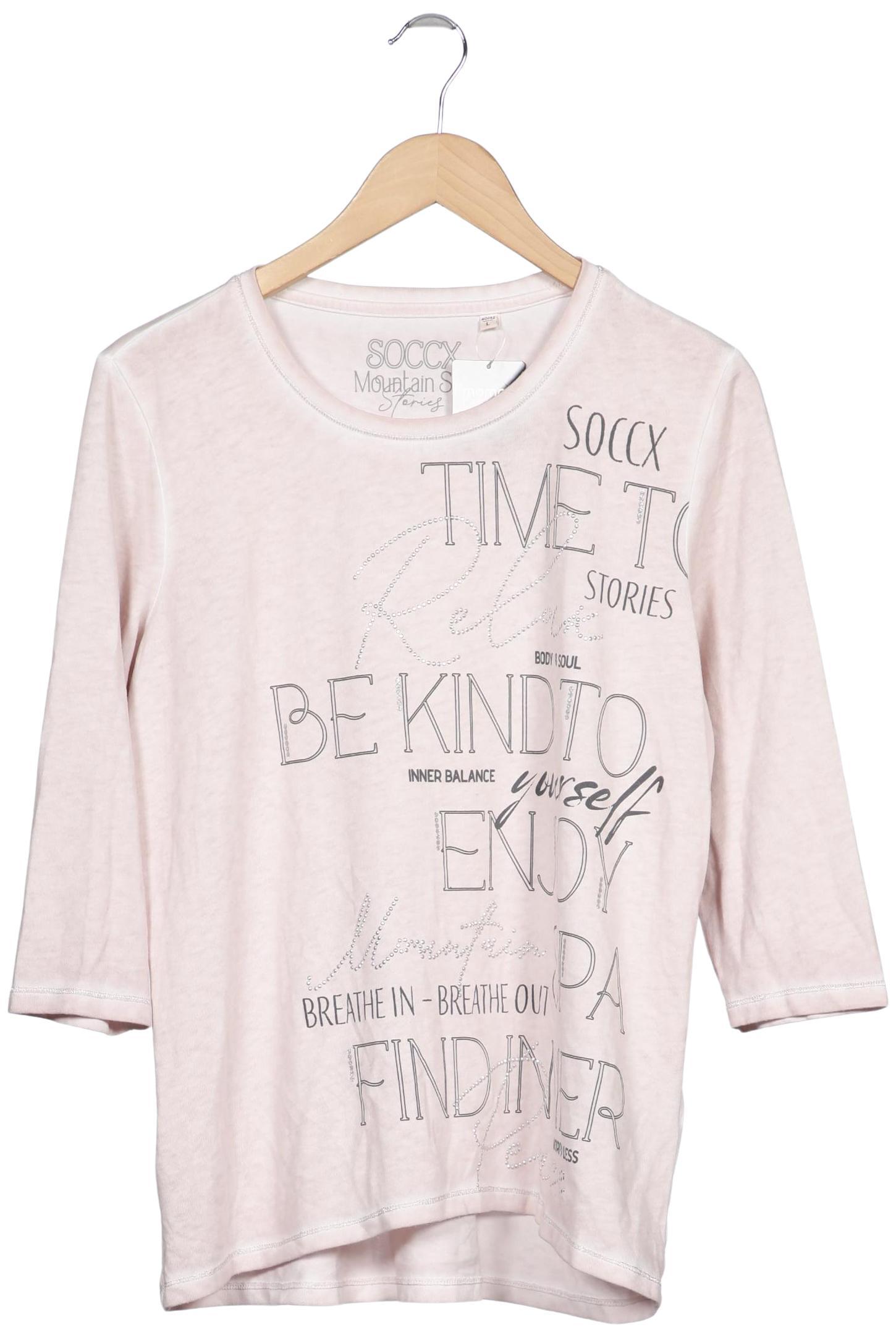 

Soccx Damen Langarmshirt, pink, Gr. 42