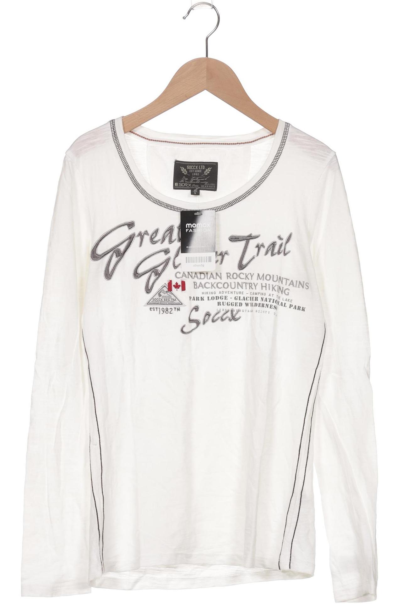 

Soccx Damen Langarmshirt, cremeweiß, Gr. 36