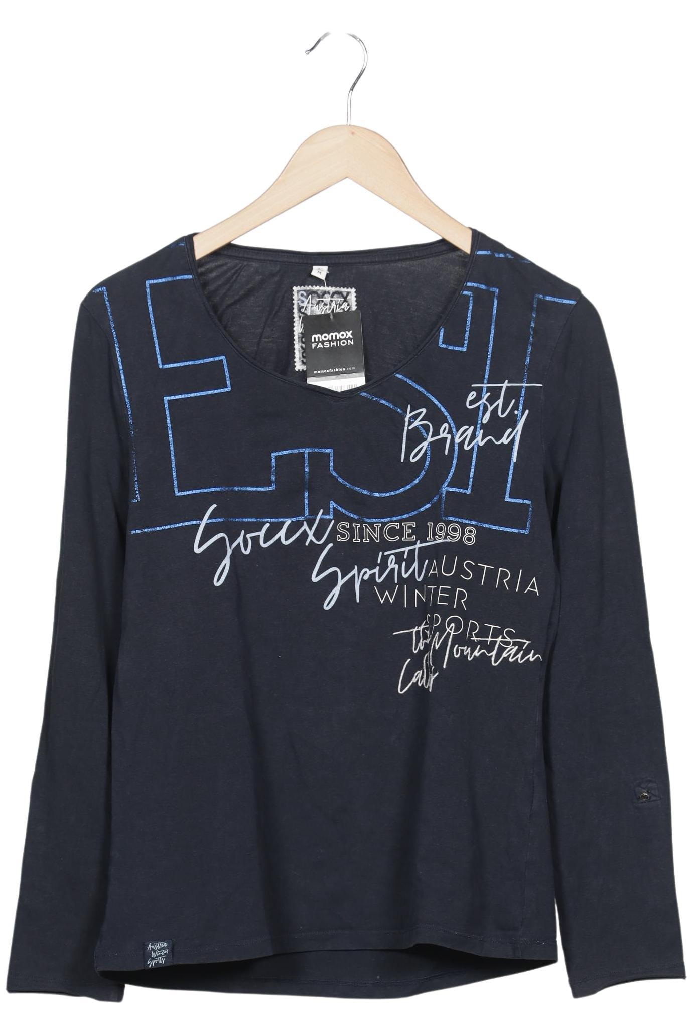 

Soccx Damen Langarmshirt, marineblau, Gr. 38