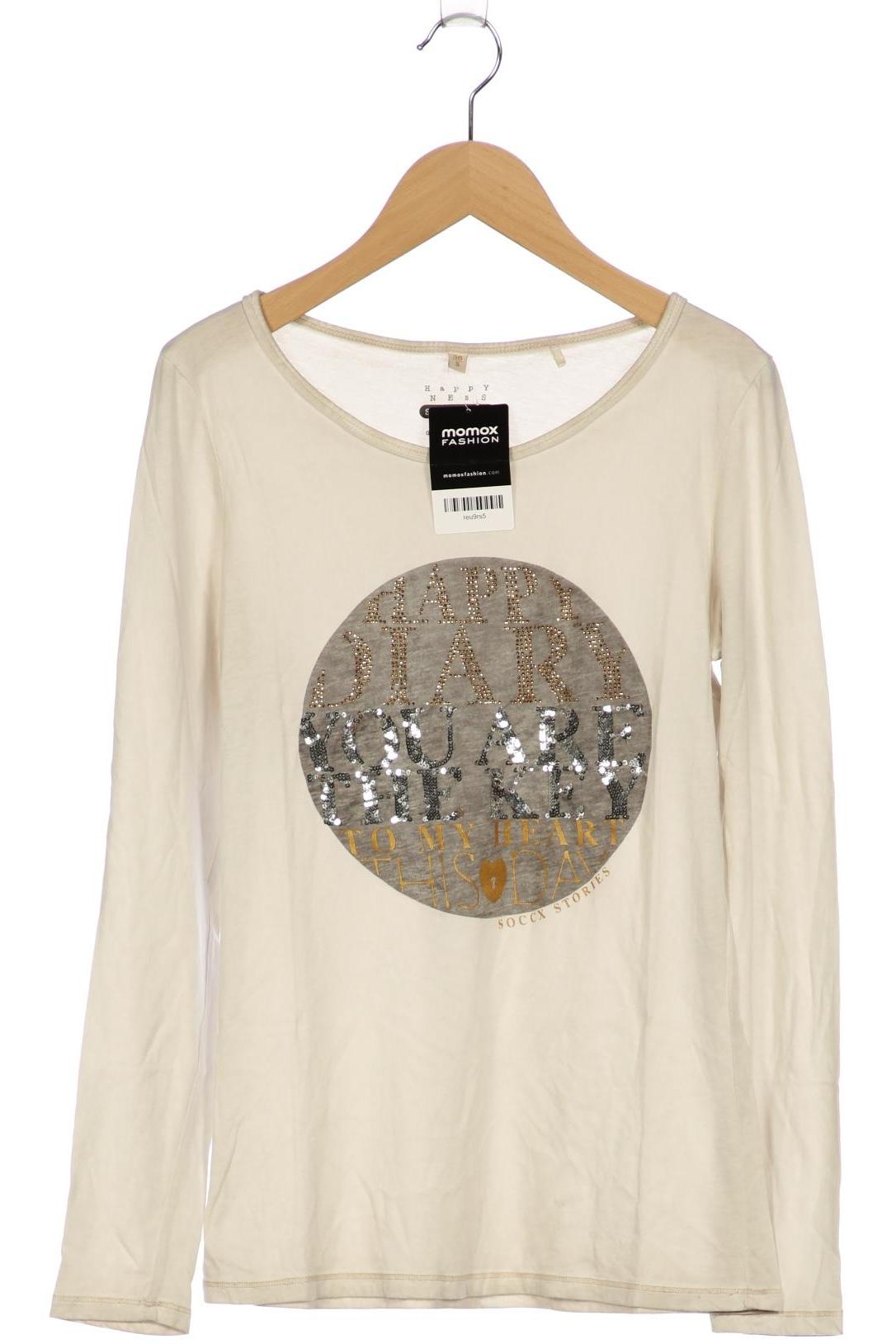 

Soccx Damen Langarmshirt, cremeweiß, Gr. 36