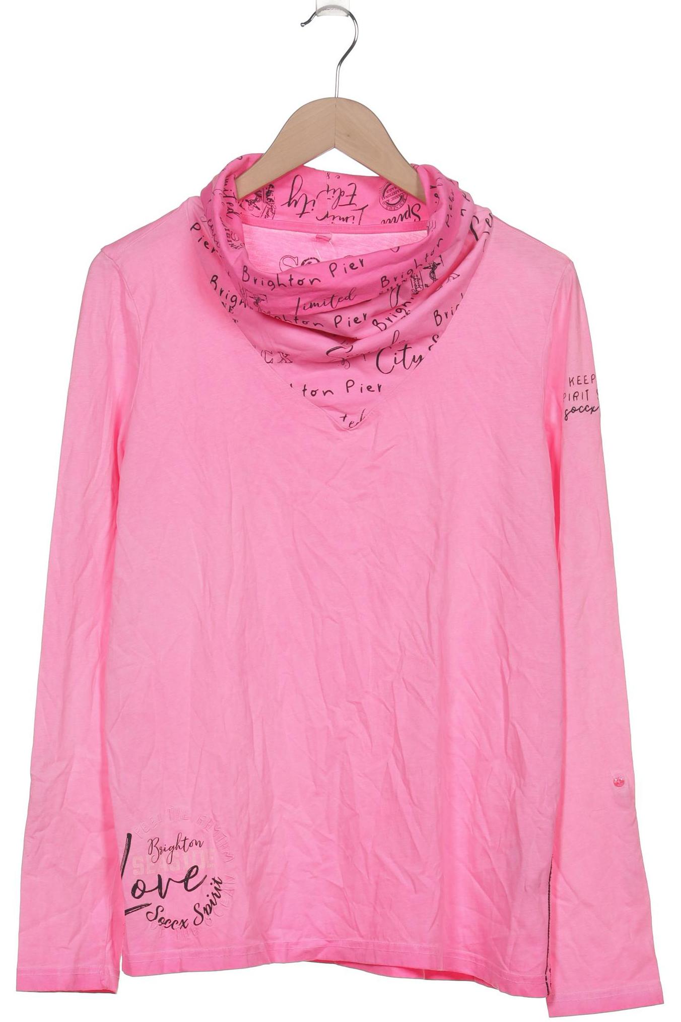 

Soccx Damen Langarmshirt, pink, Gr. 42