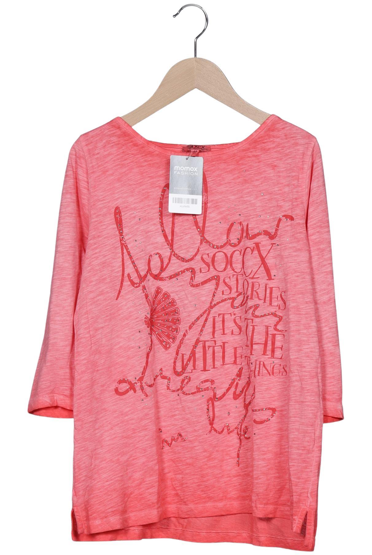 

Soccx Damen Langarmshirt, rot, Gr. 34