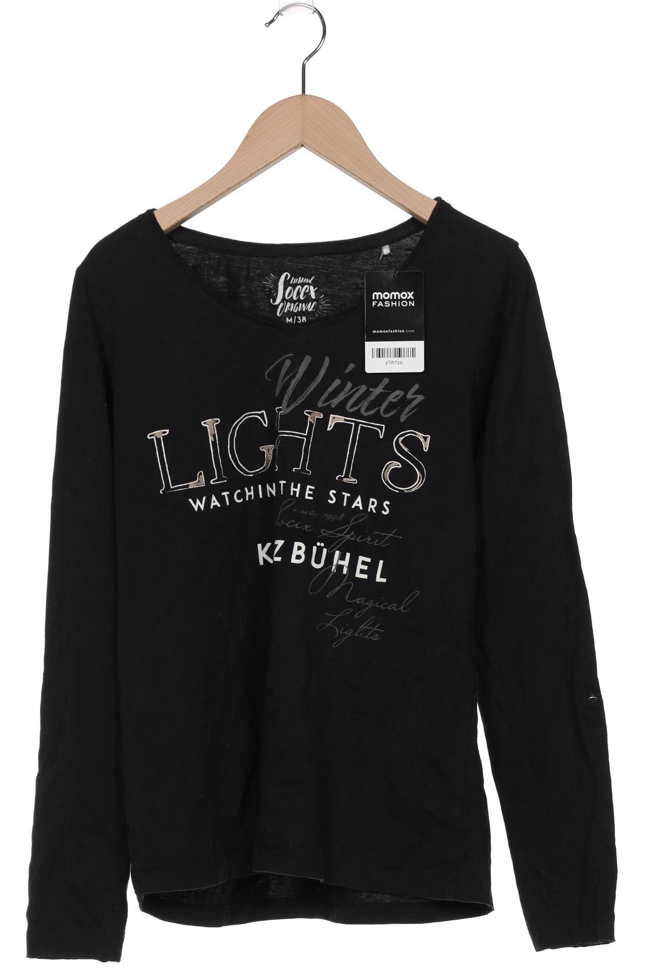 

Soccx Damen Langarmshirt, schwarz, Gr. 38