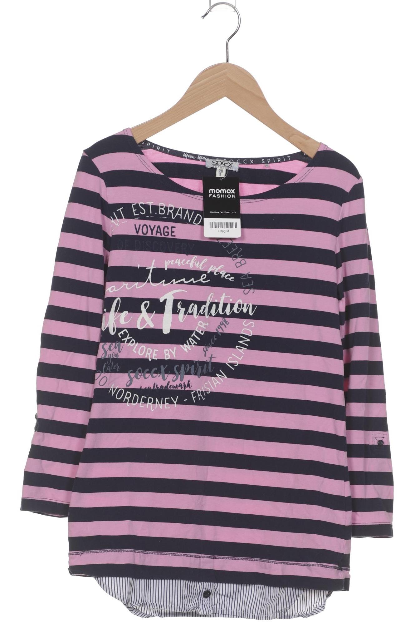 

Soccx Damen Langarmshirt, pink, Gr. 36