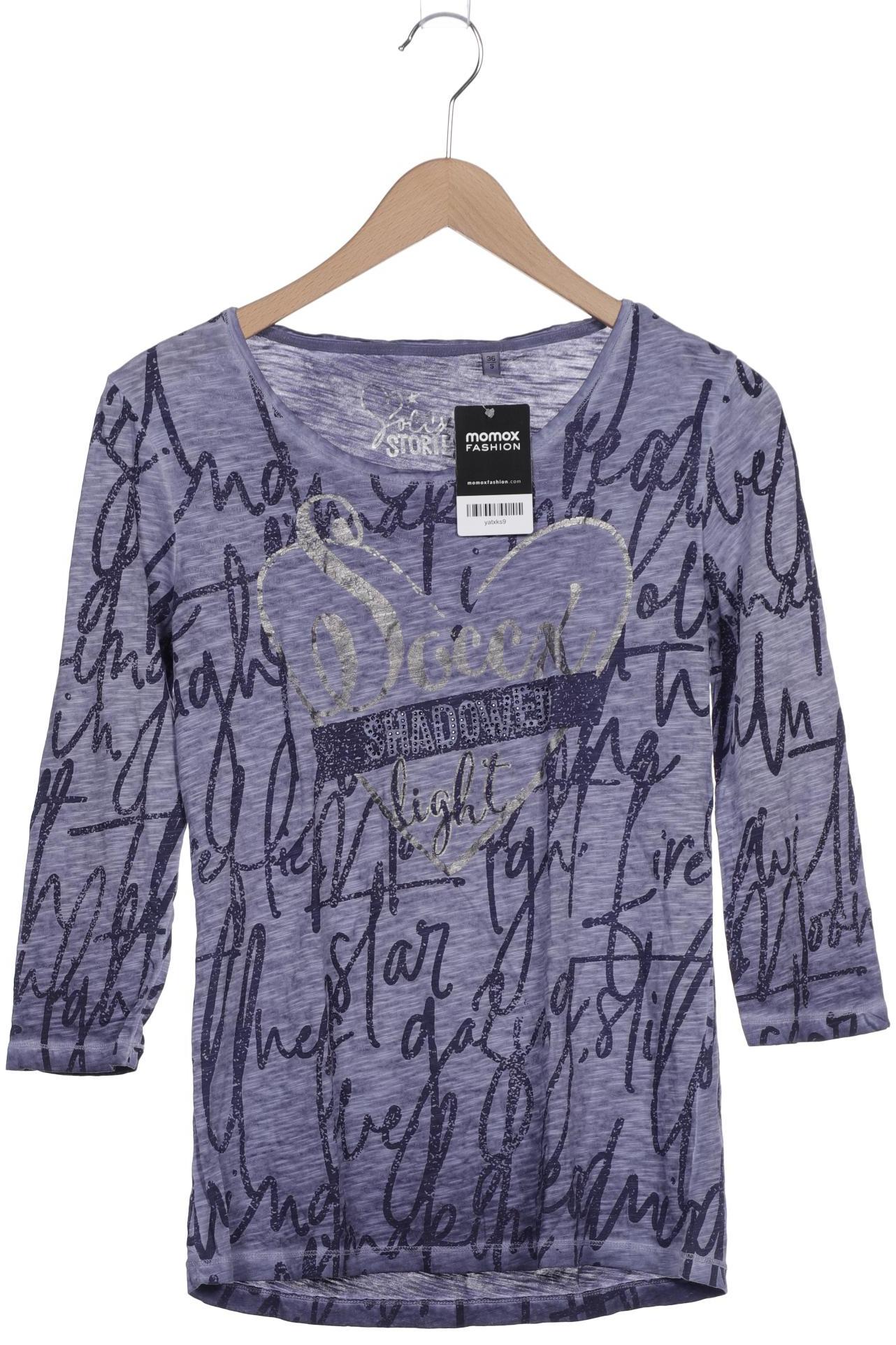 

Soccx Damen Langarmshirt, marineblau, Gr. 36