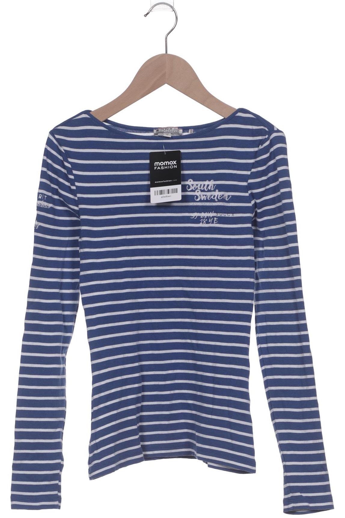 

Soccx Damen Langarmshirt, blau, Gr. 36