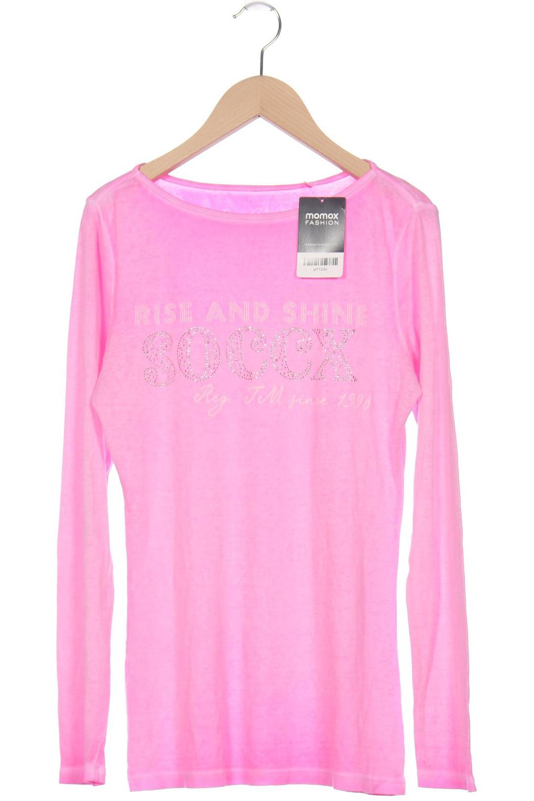 

Soccx Damen Langarmshirt, pink, Gr. 38