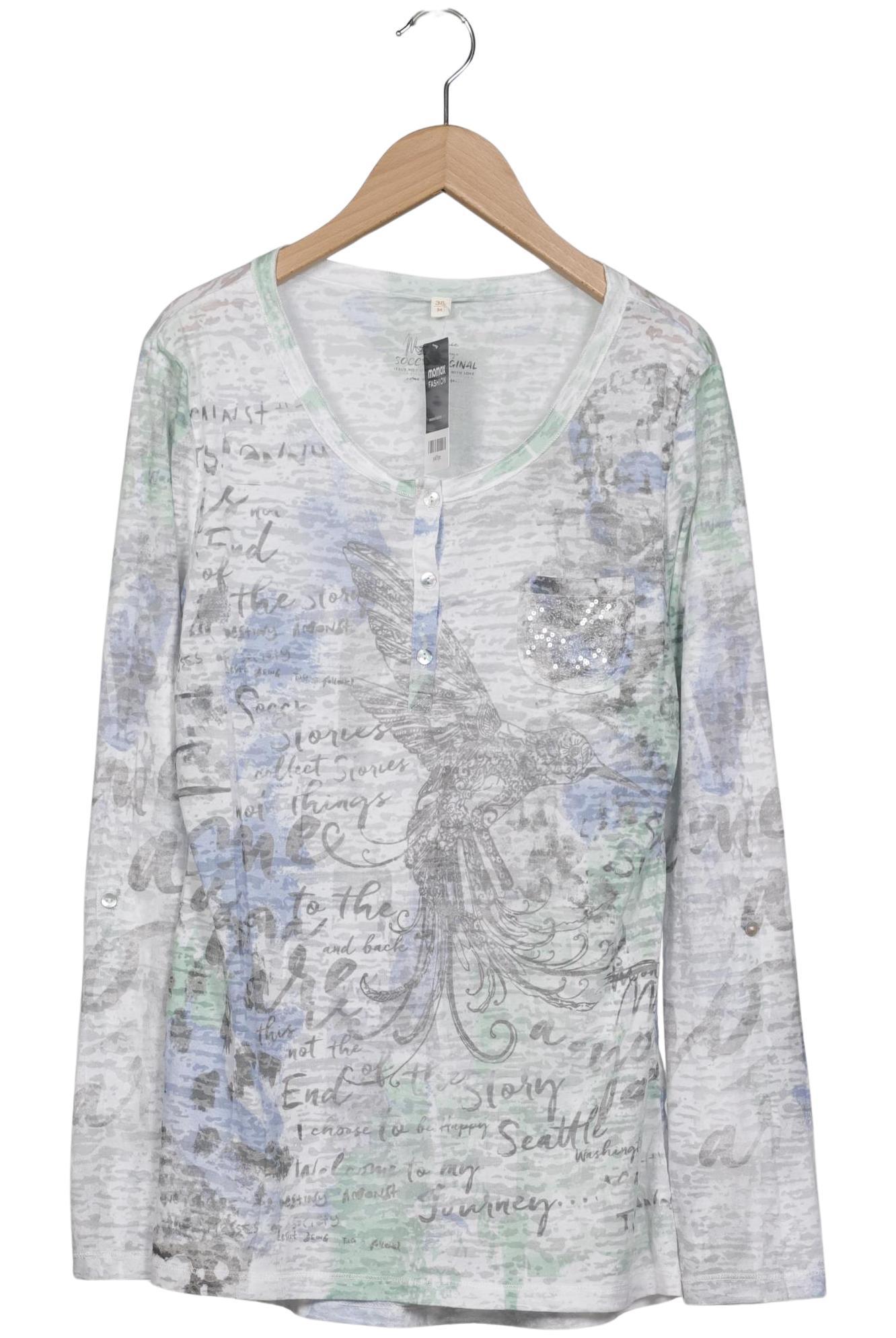 

Soccx Damen Langarmshirt, mehrfarbig, Gr. 38