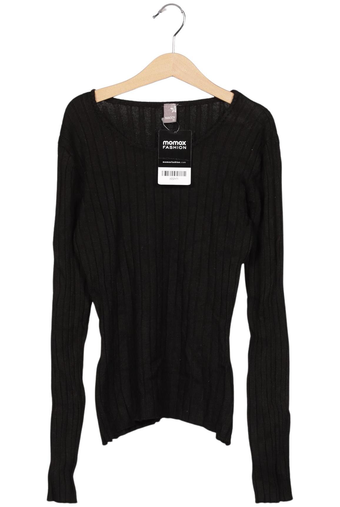 

Soccx Damen Langarmshirt, schwarz, Gr. 38