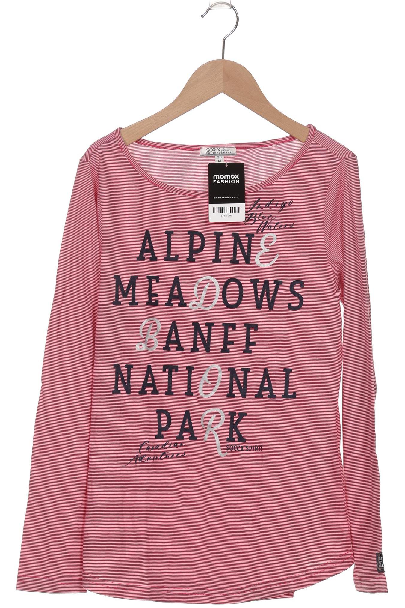 

Soccx Damen Langarmshirt, pink, Gr. 38
