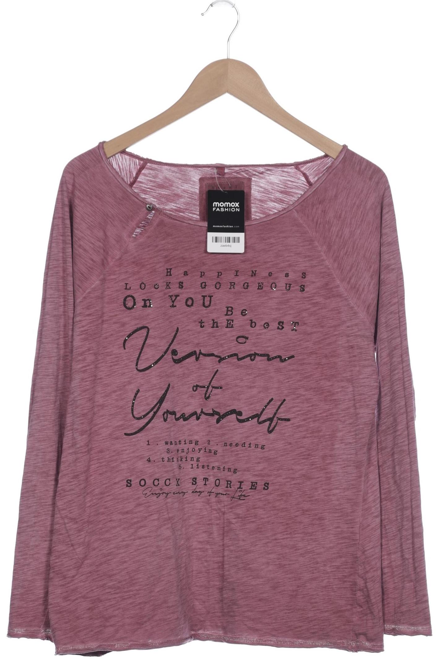 

Soccx Damen Langarmshirt, pink, Gr. 42