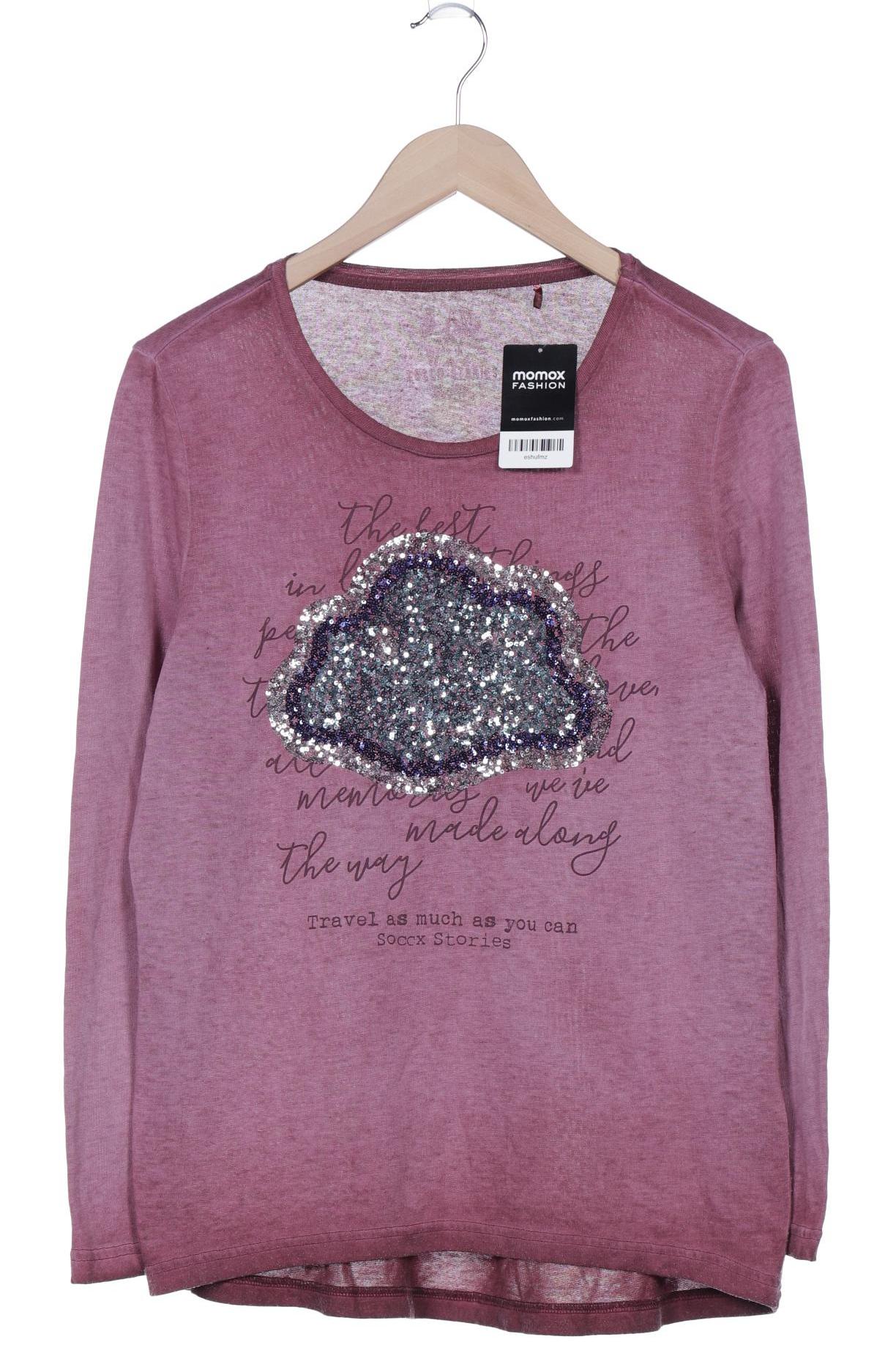 

Soccx Damen Langarmshirt, bordeaux, Gr. 42