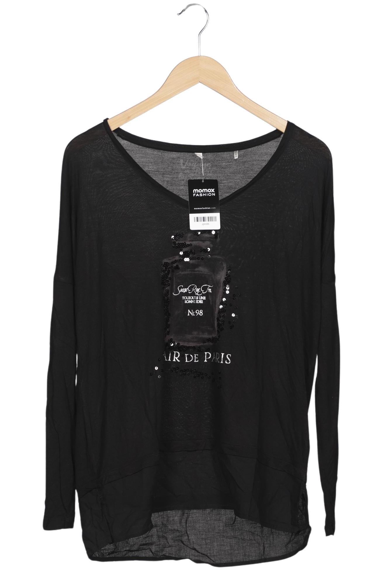 

Soccx Damen Langarmshirt, schwarz, Gr. 38