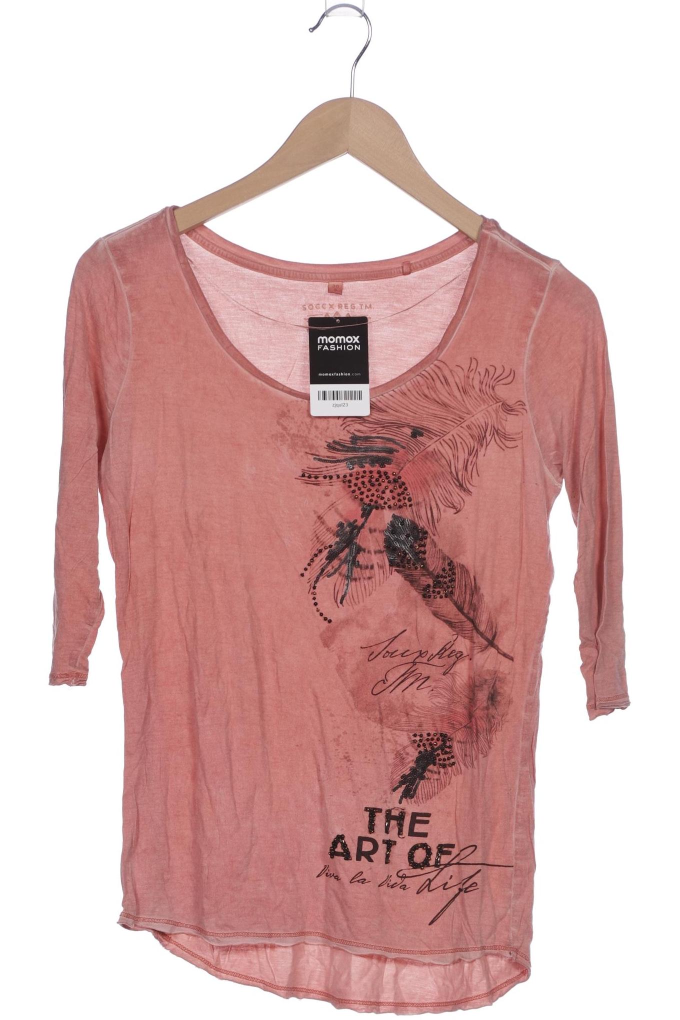 

Soccx Damen Langarmshirt, pink, Gr. 36