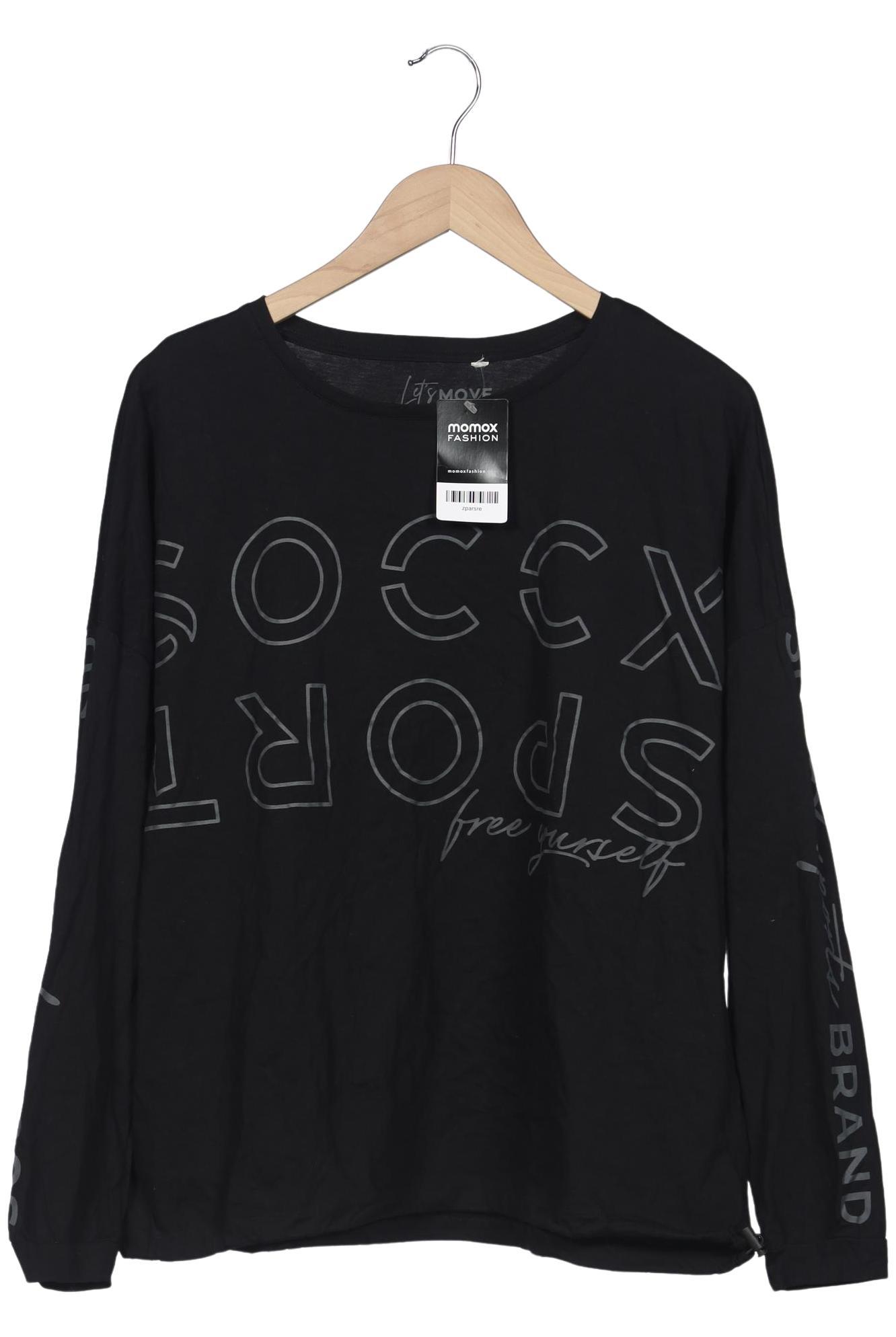 

Soccx Damen Langarmshirt, schwarz, Gr. 44