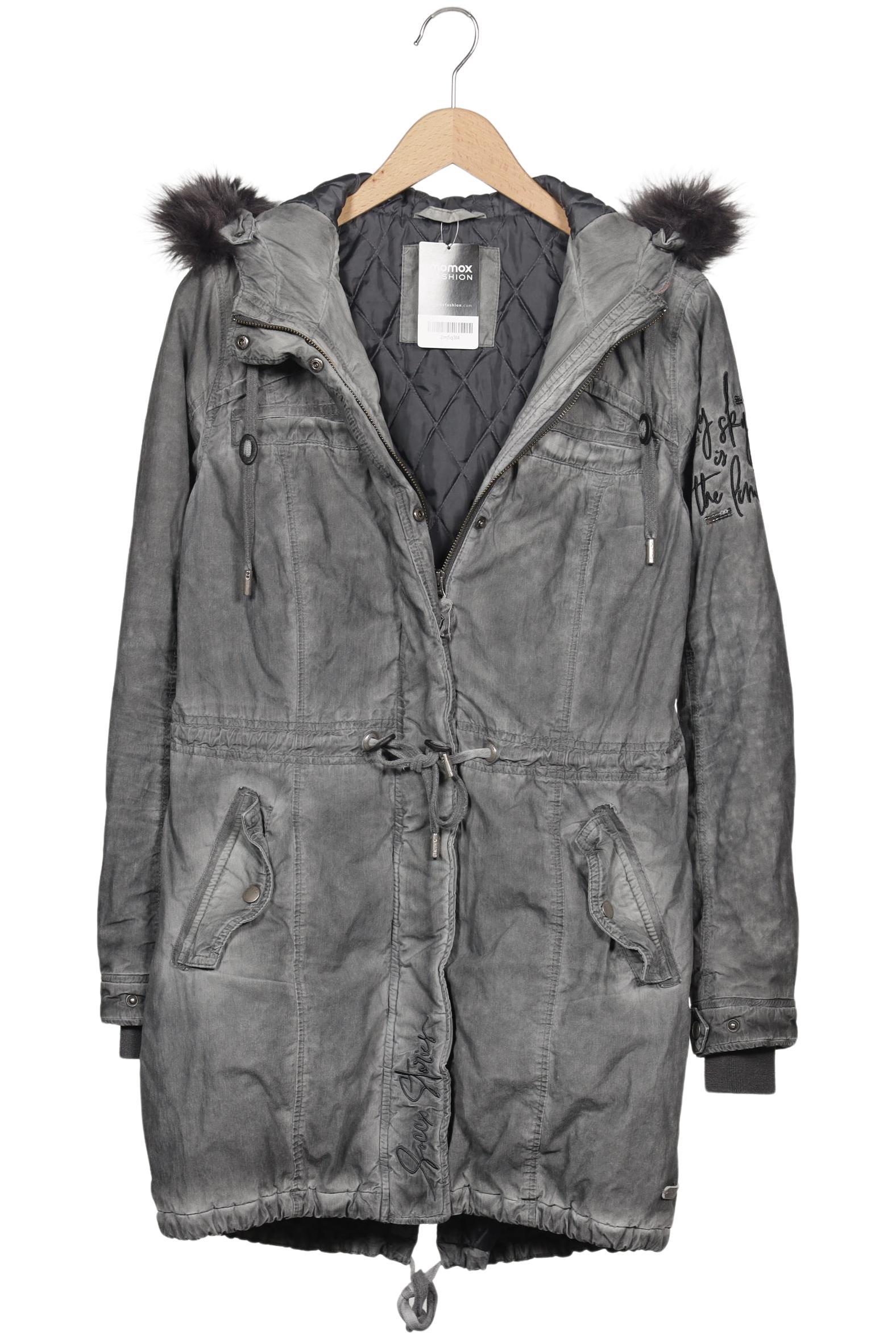 

Soccx Damen Mantel, grau, Gr. 36