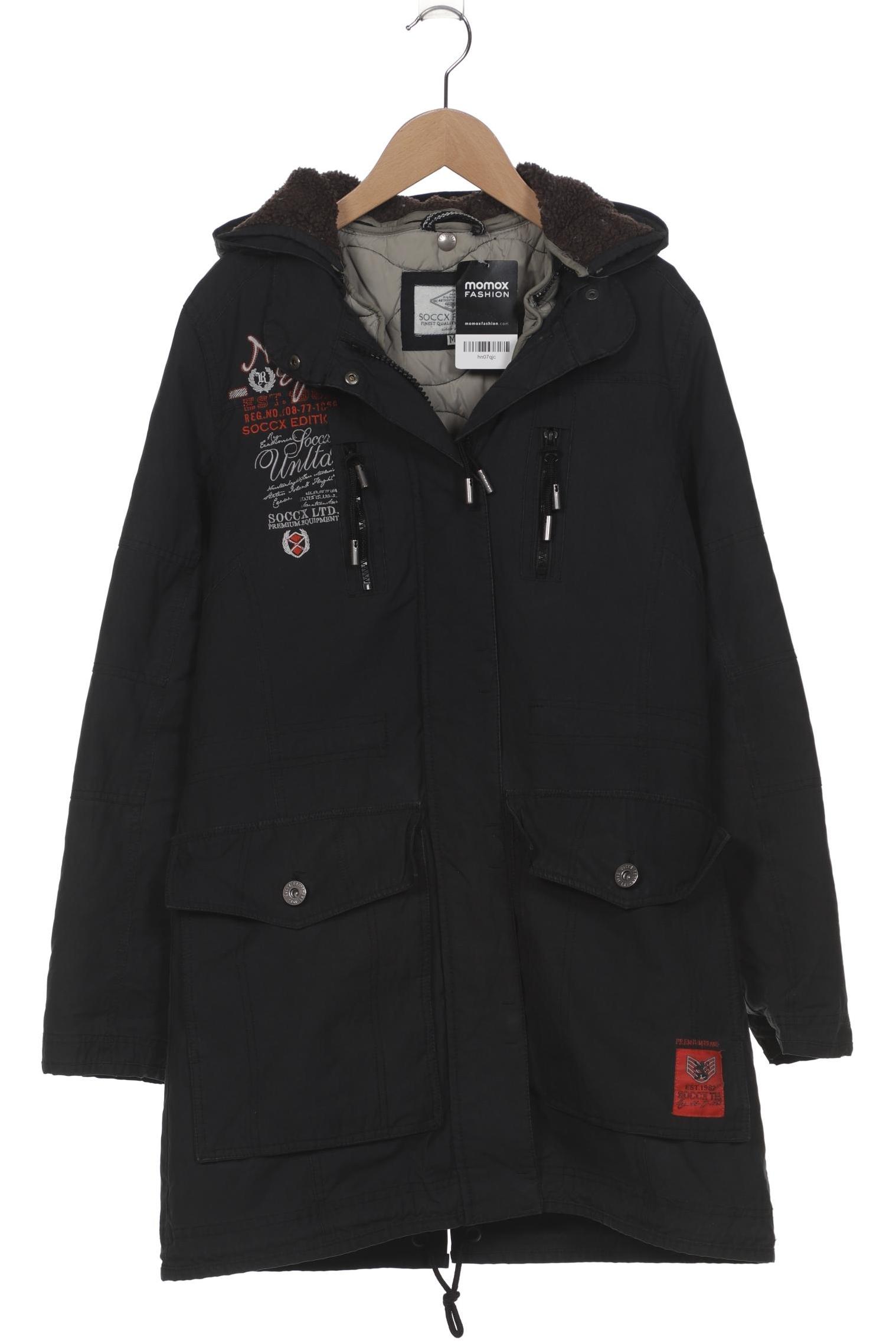 

Soccx Damen Mantel, schwarz, Gr. 38