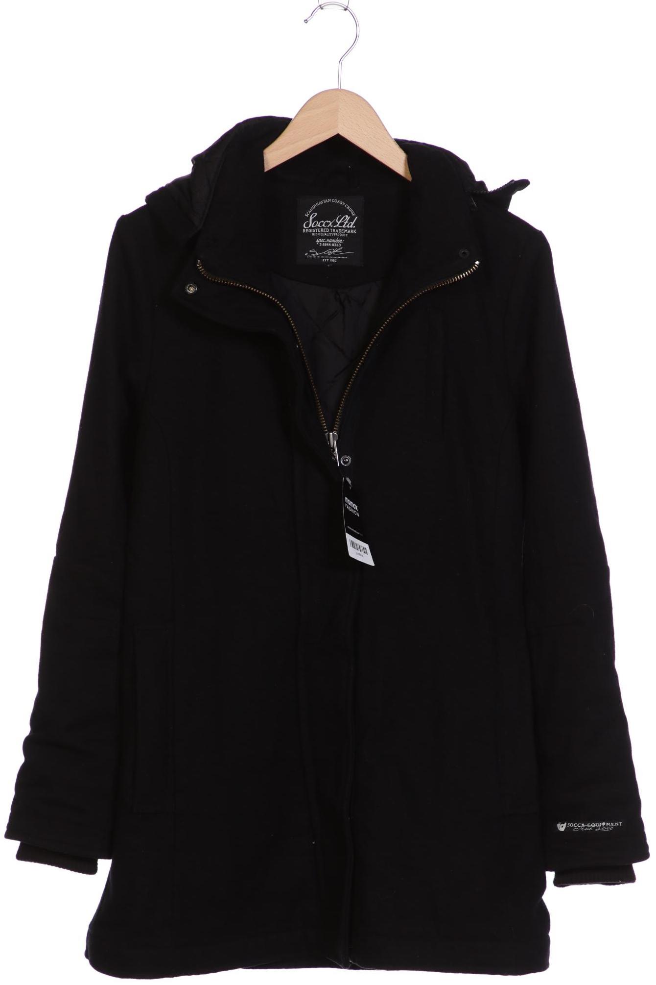 

Soccx Damen Mantel, schwarz, Gr. 42