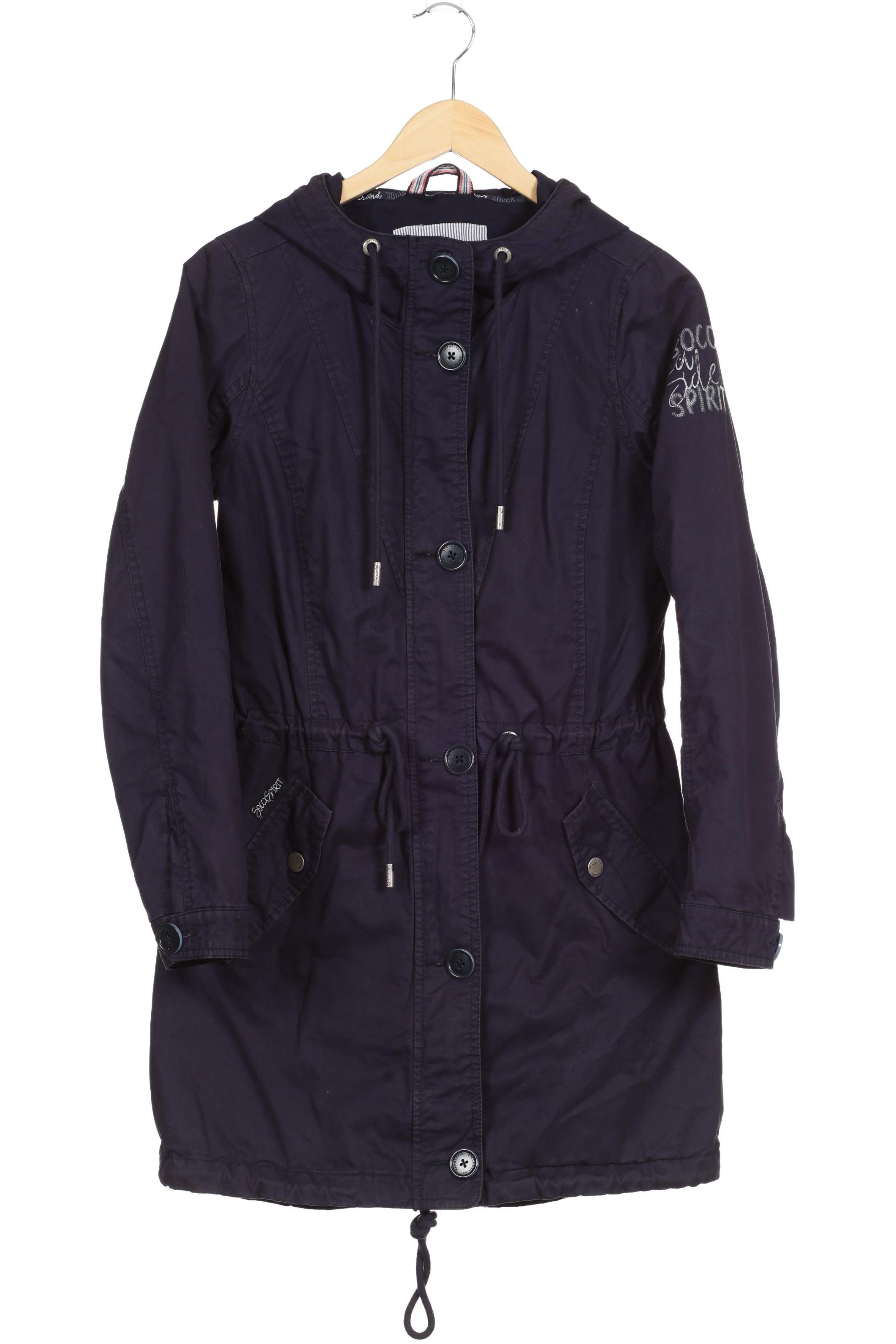 

Soccx Damen Mantel, blau, Gr. 36