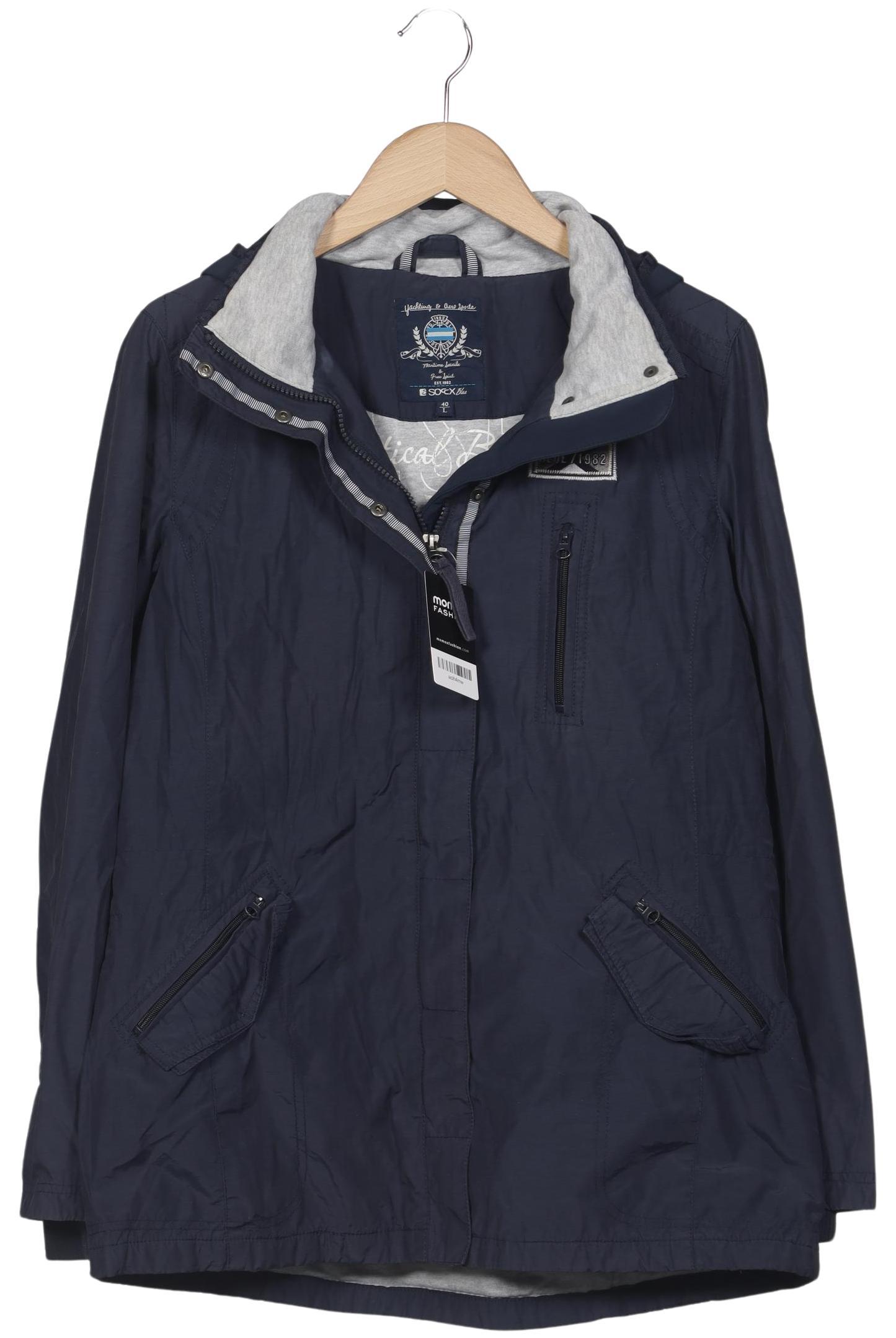 

Soccx Damen Mantel, marineblau, Gr. 40