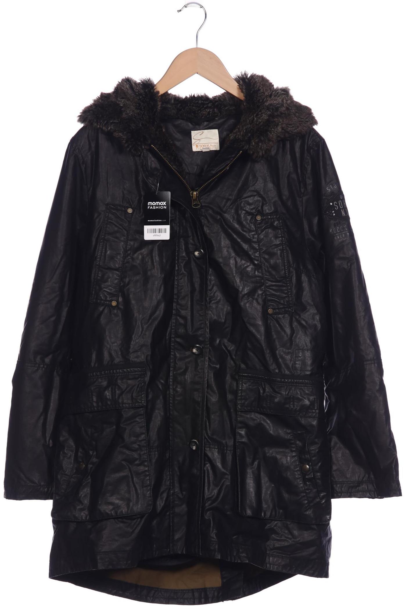 

Soccx Damen Mantel, schwarz, Gr. 42