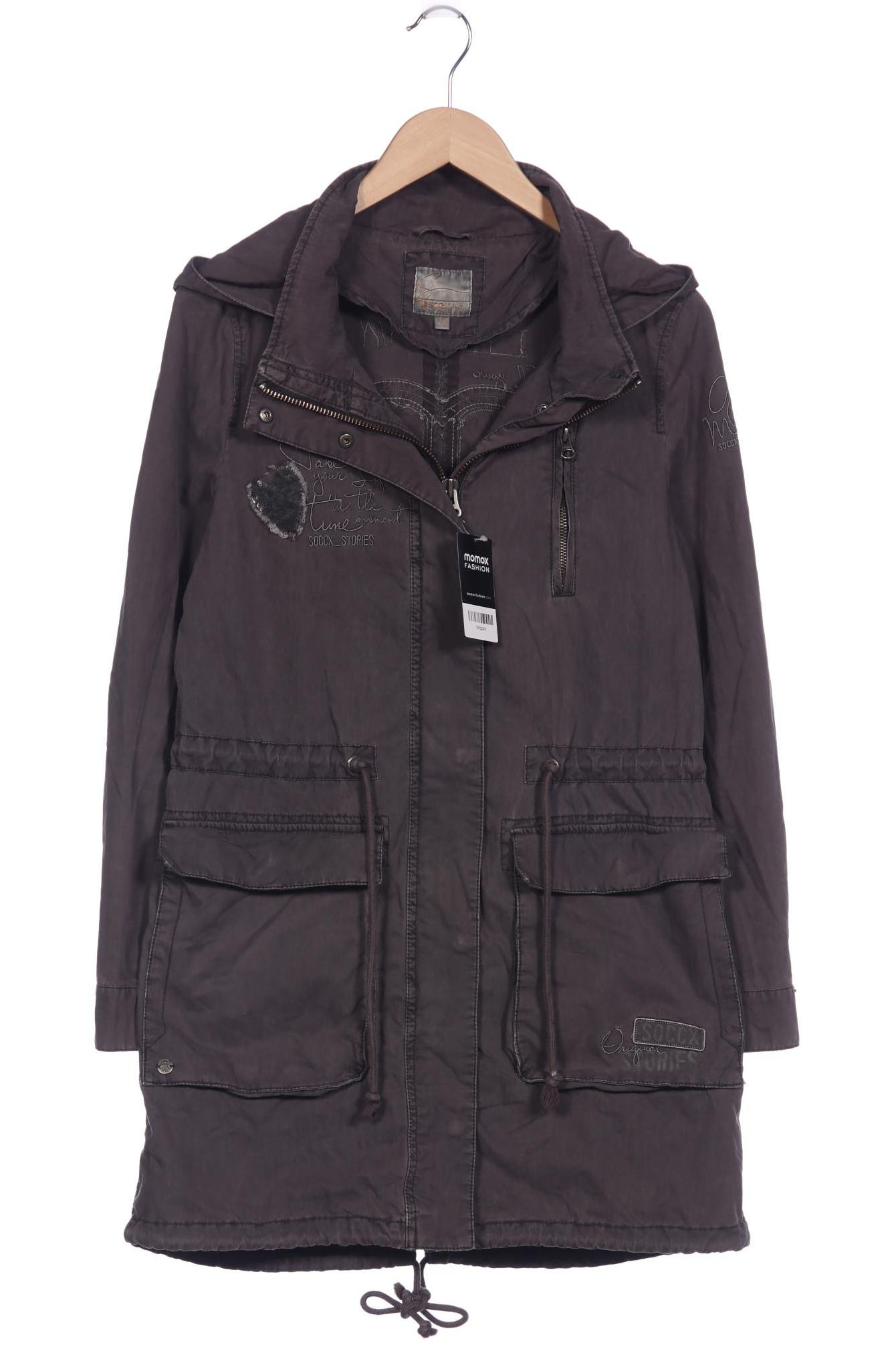 

Soccx Damen Mantel, grau, Gr. 36