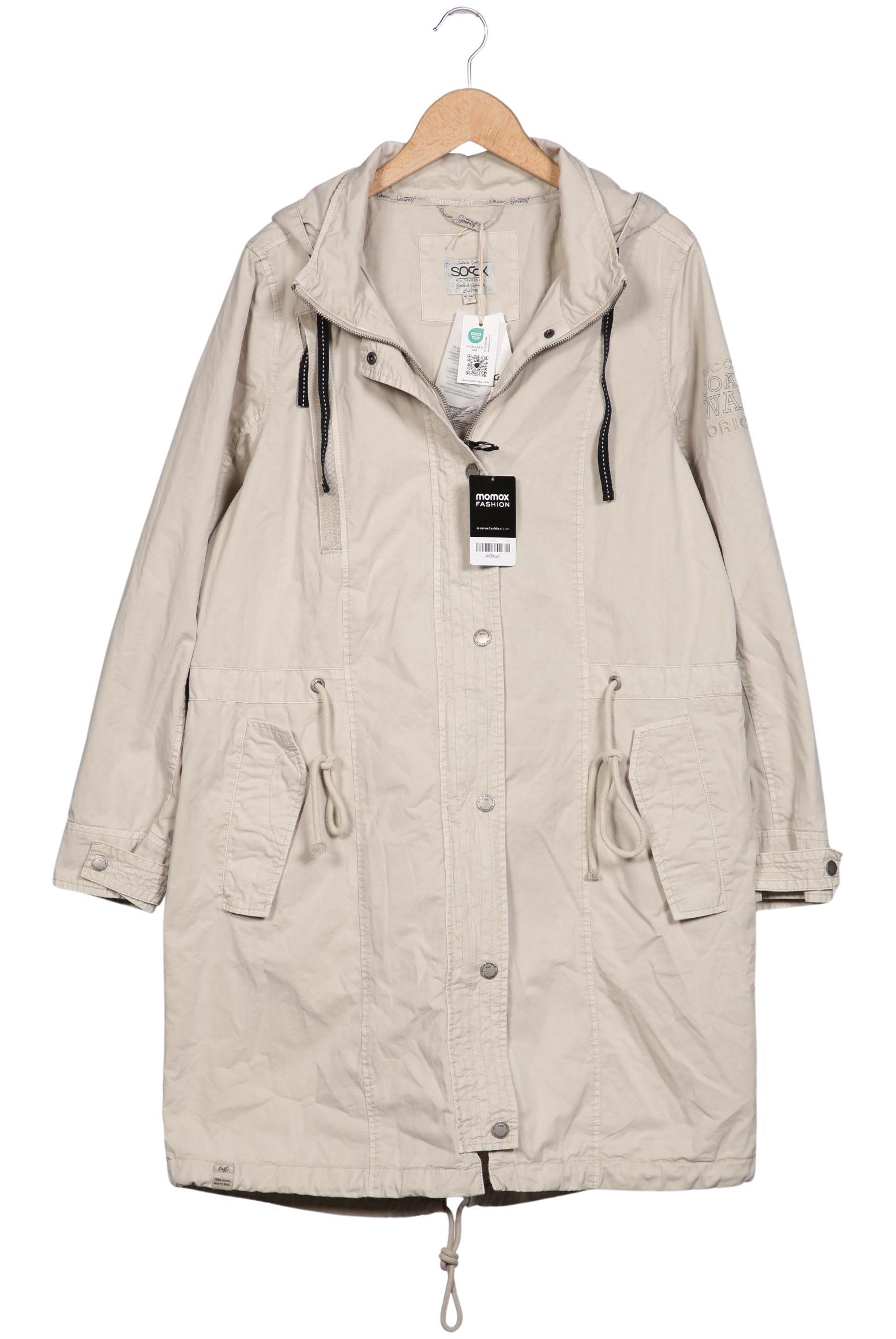 

Soccx Damen Mantel, beige, Gr. 42