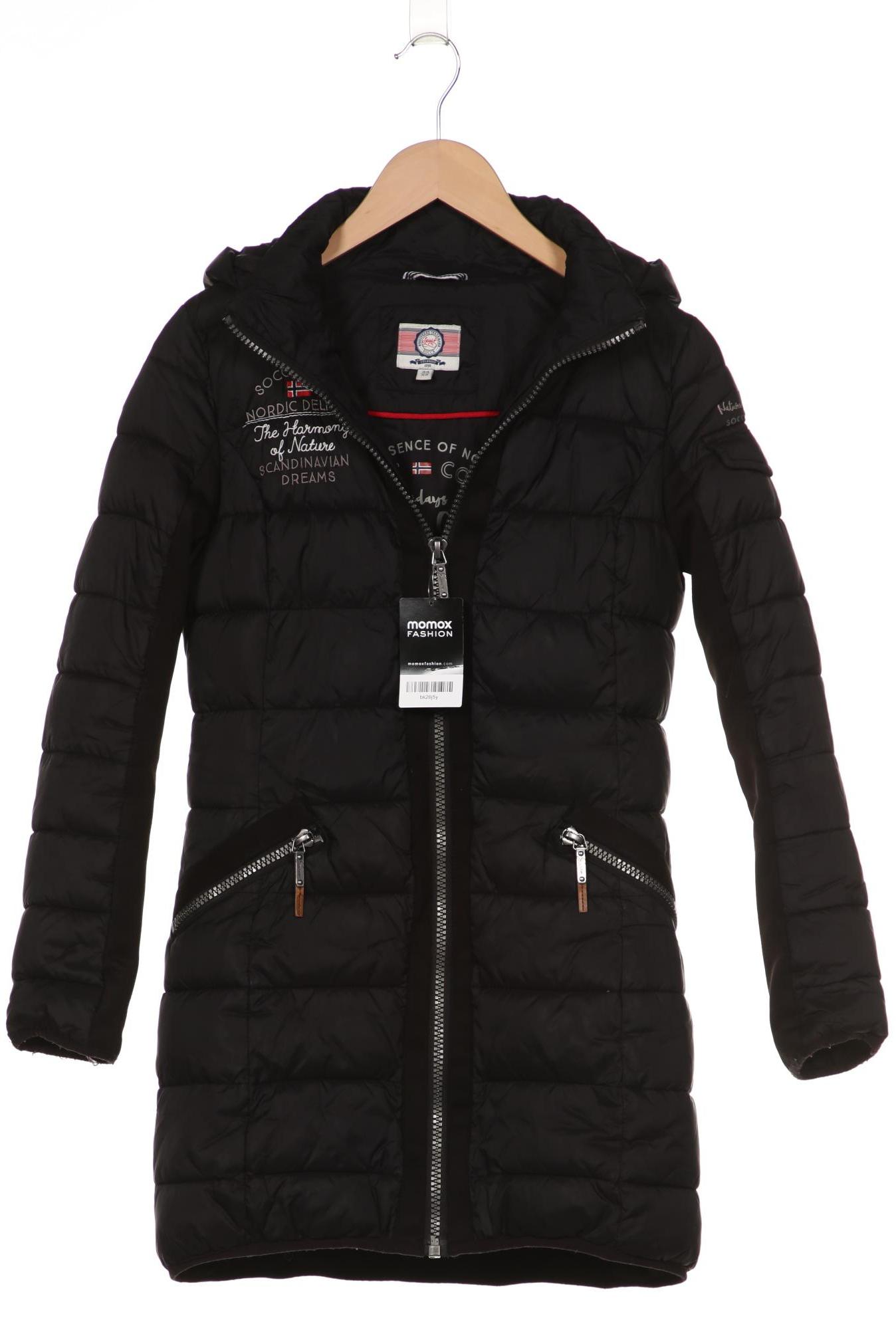 

SOCCX Damen Mantel, schwarz