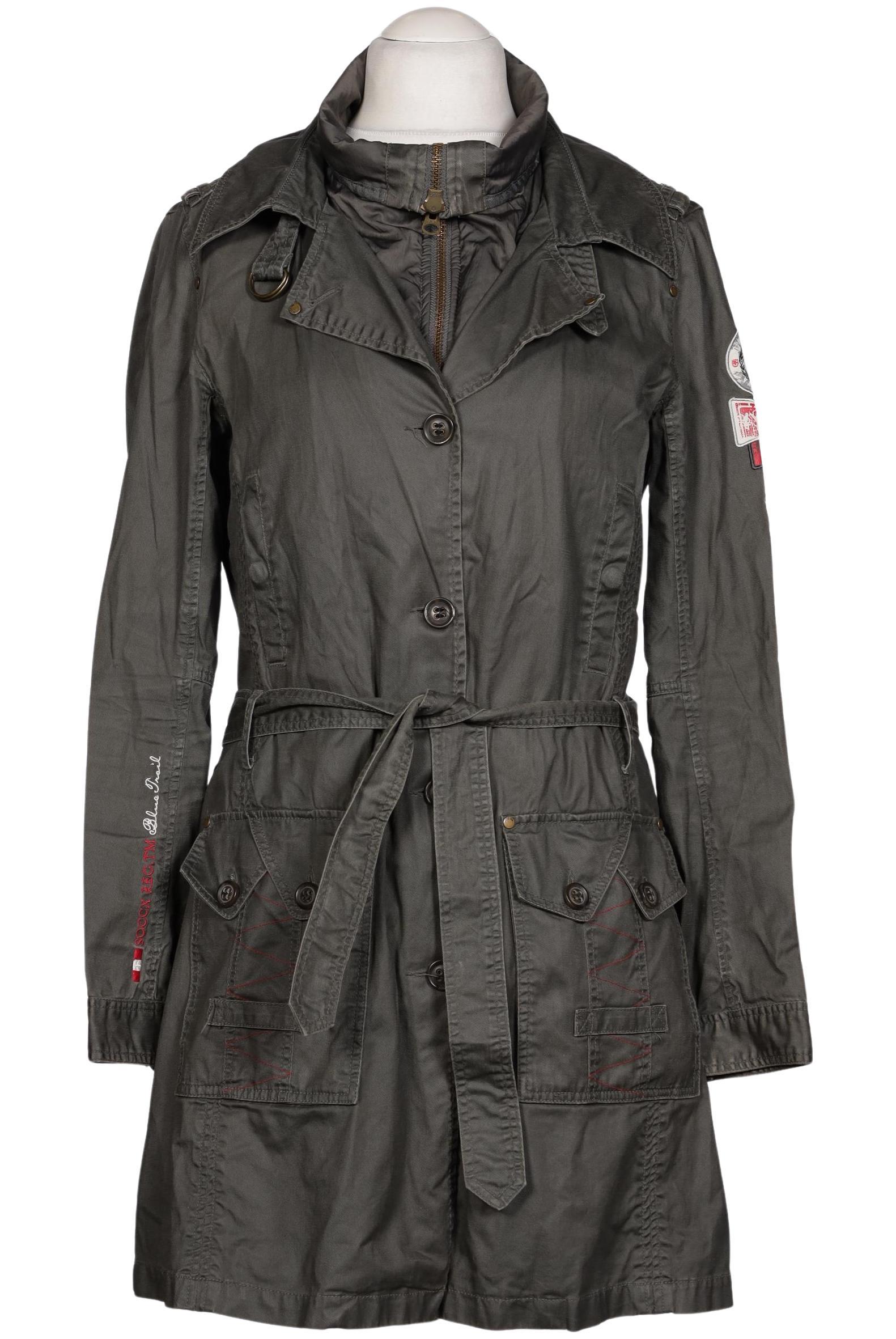 

Soccx Damen Mantel, grün, Gr. 44