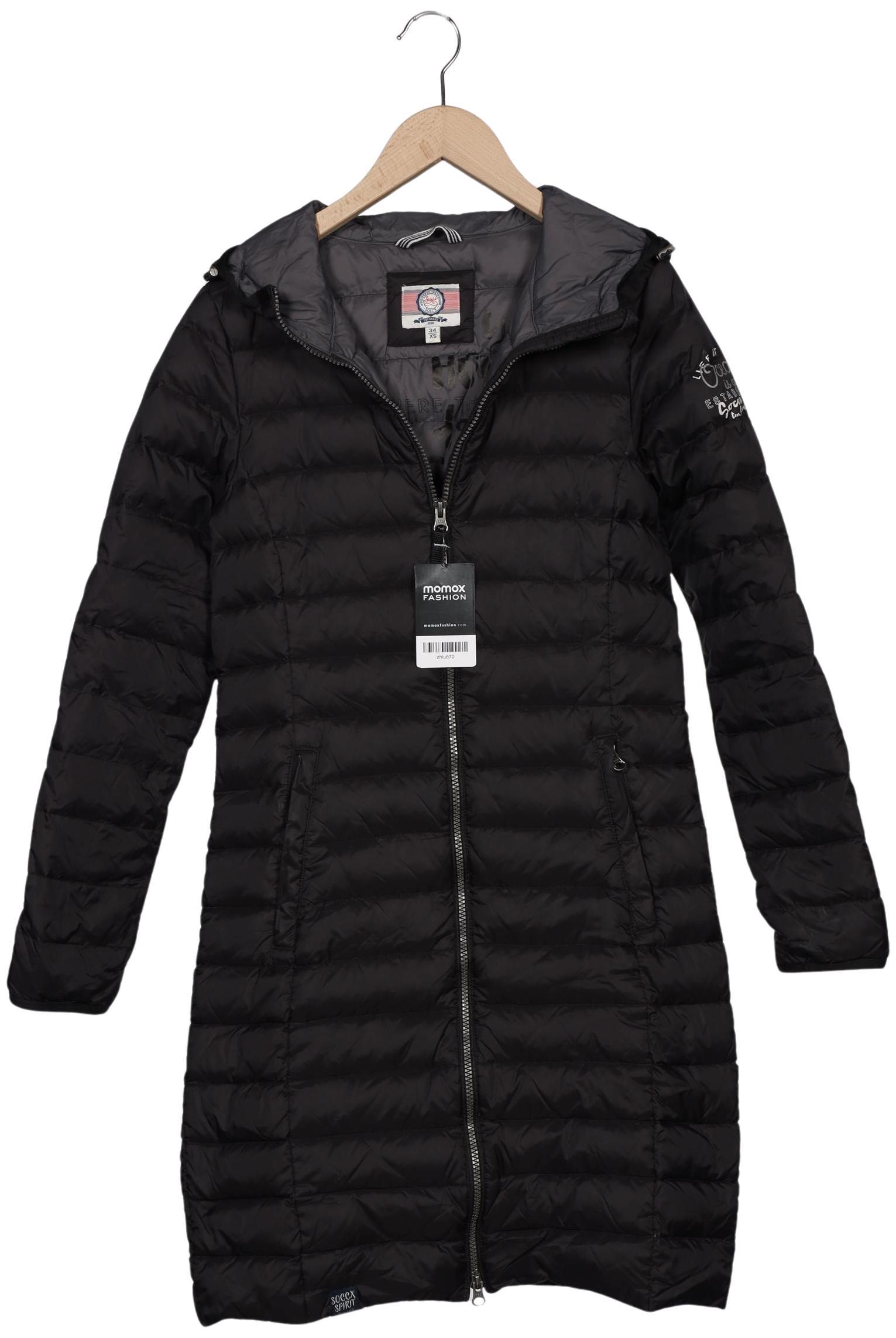 

Soccx Damen Mantel, schwarz, Gr. 34