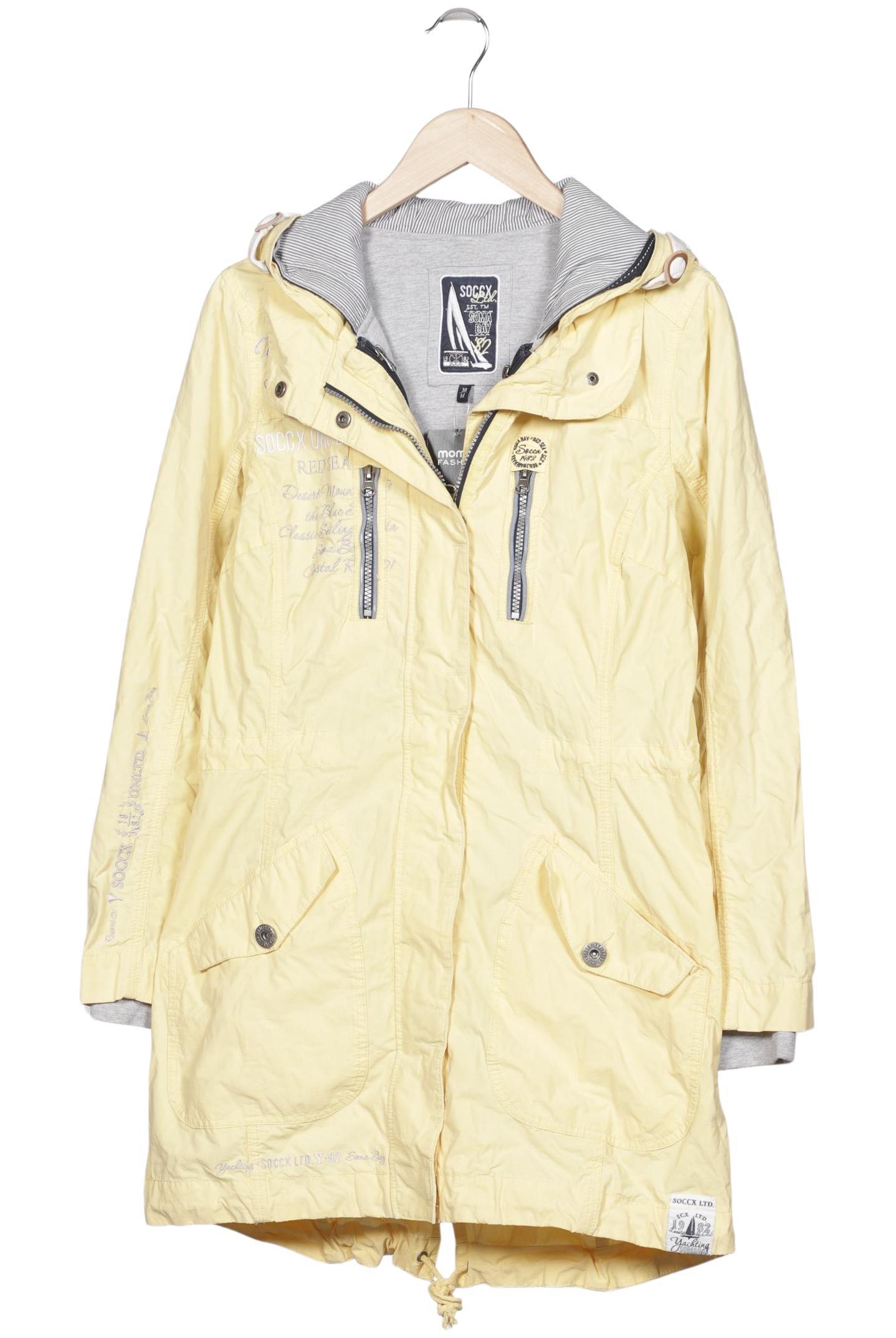

Soccx Damen Mantel, gelb, Gr. 38
