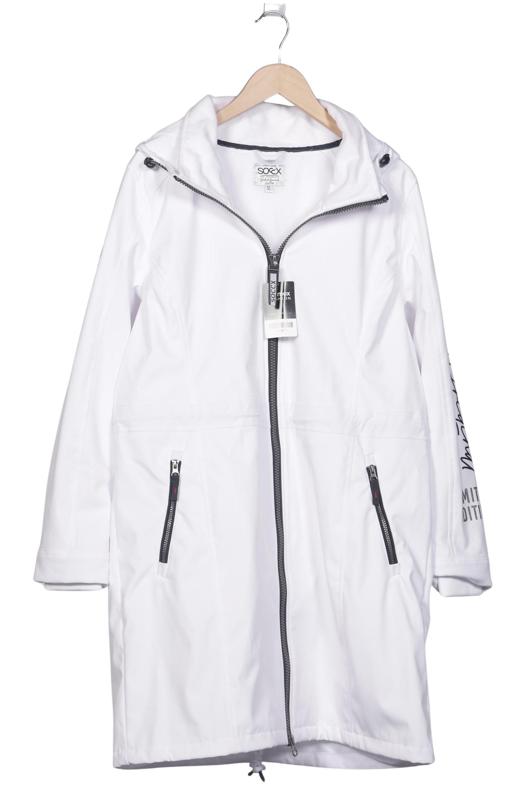 

Soccx Damen Mantel, weiß, Gr. 42
