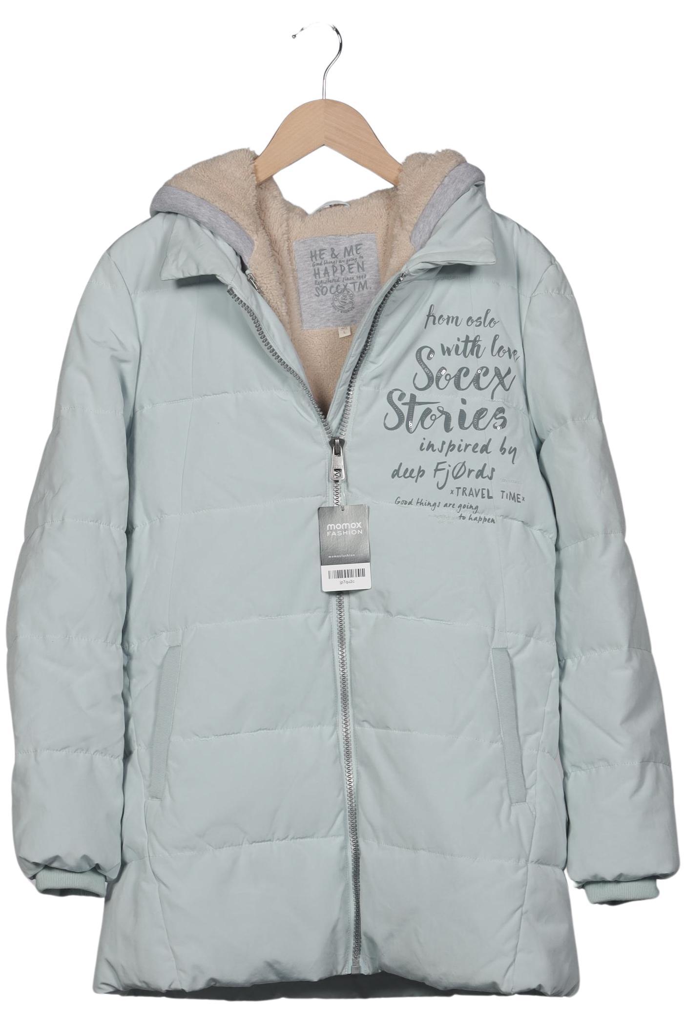 

Soccx Damen Mantel, hellblau, Gr. 40