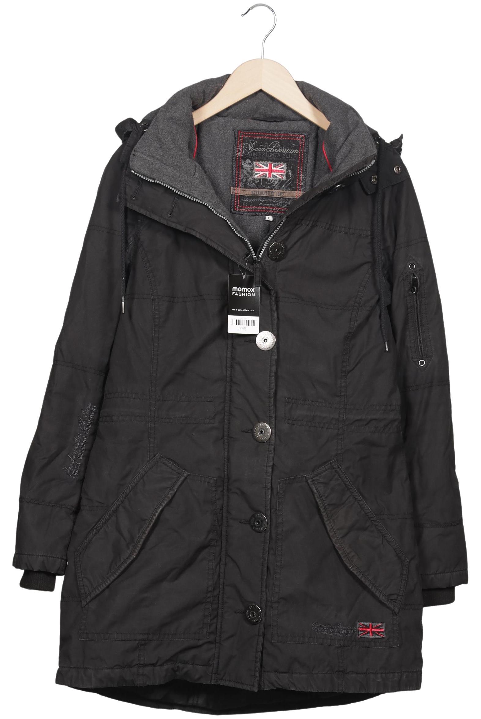 

Soccx Damen Mantel, grau, Gr. 42