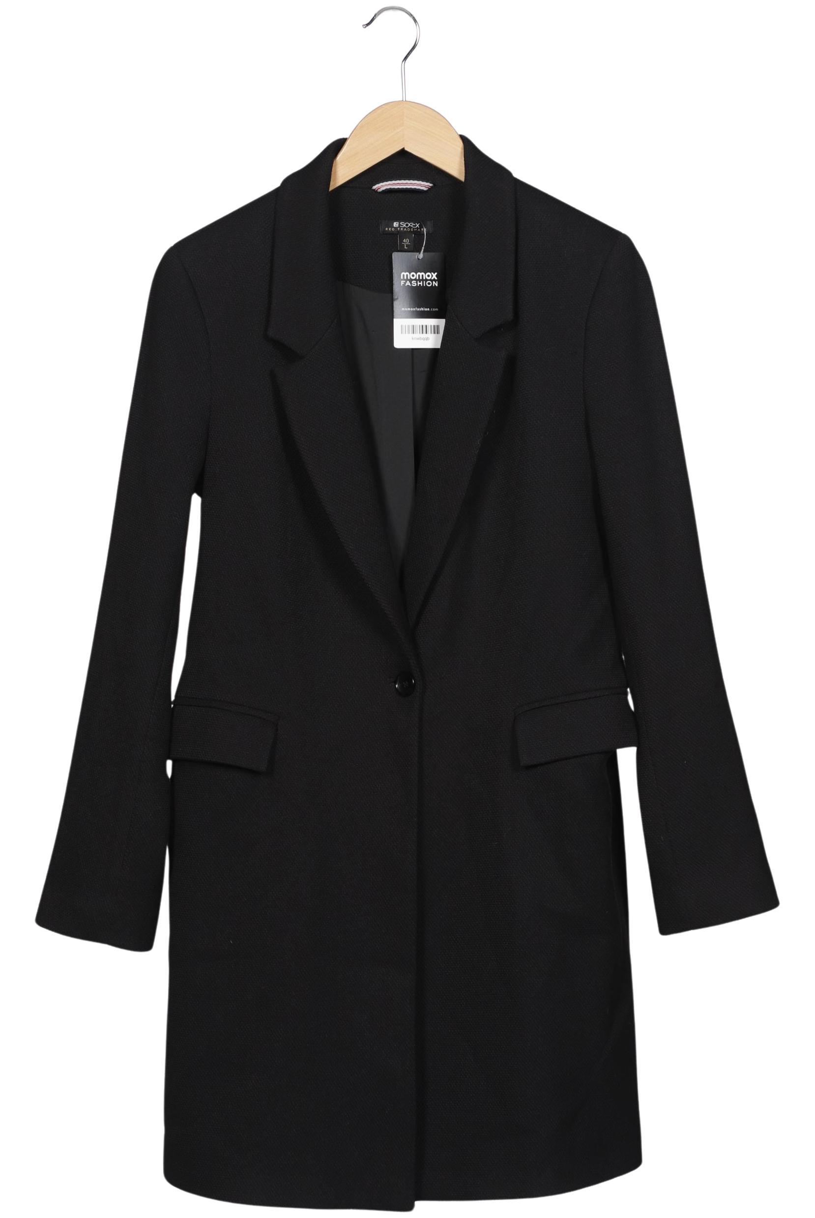 

Soccx Damen Mantel, schwarz, Gr. 40