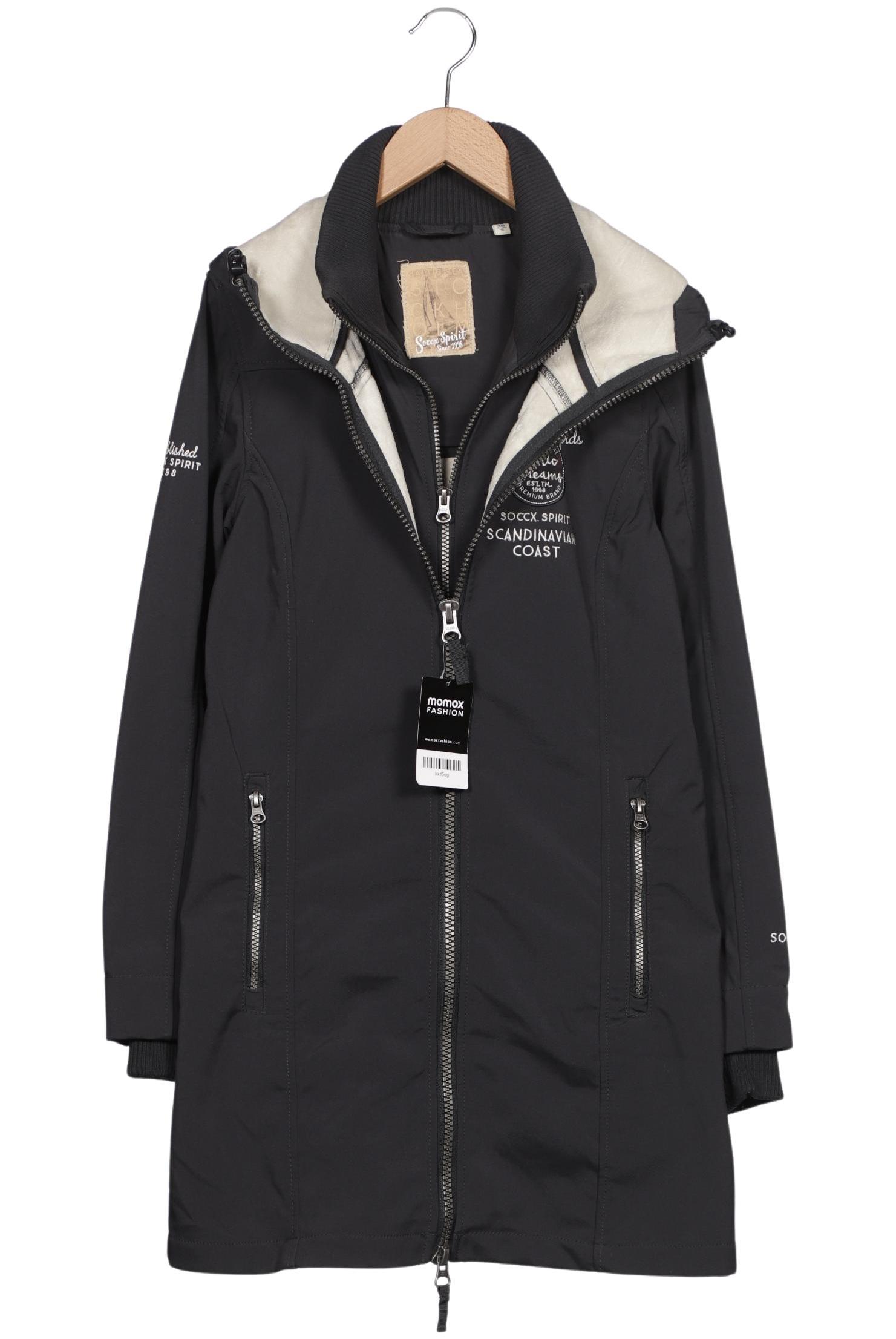 

Soccx Damen Mantel, grau, Gr. 36