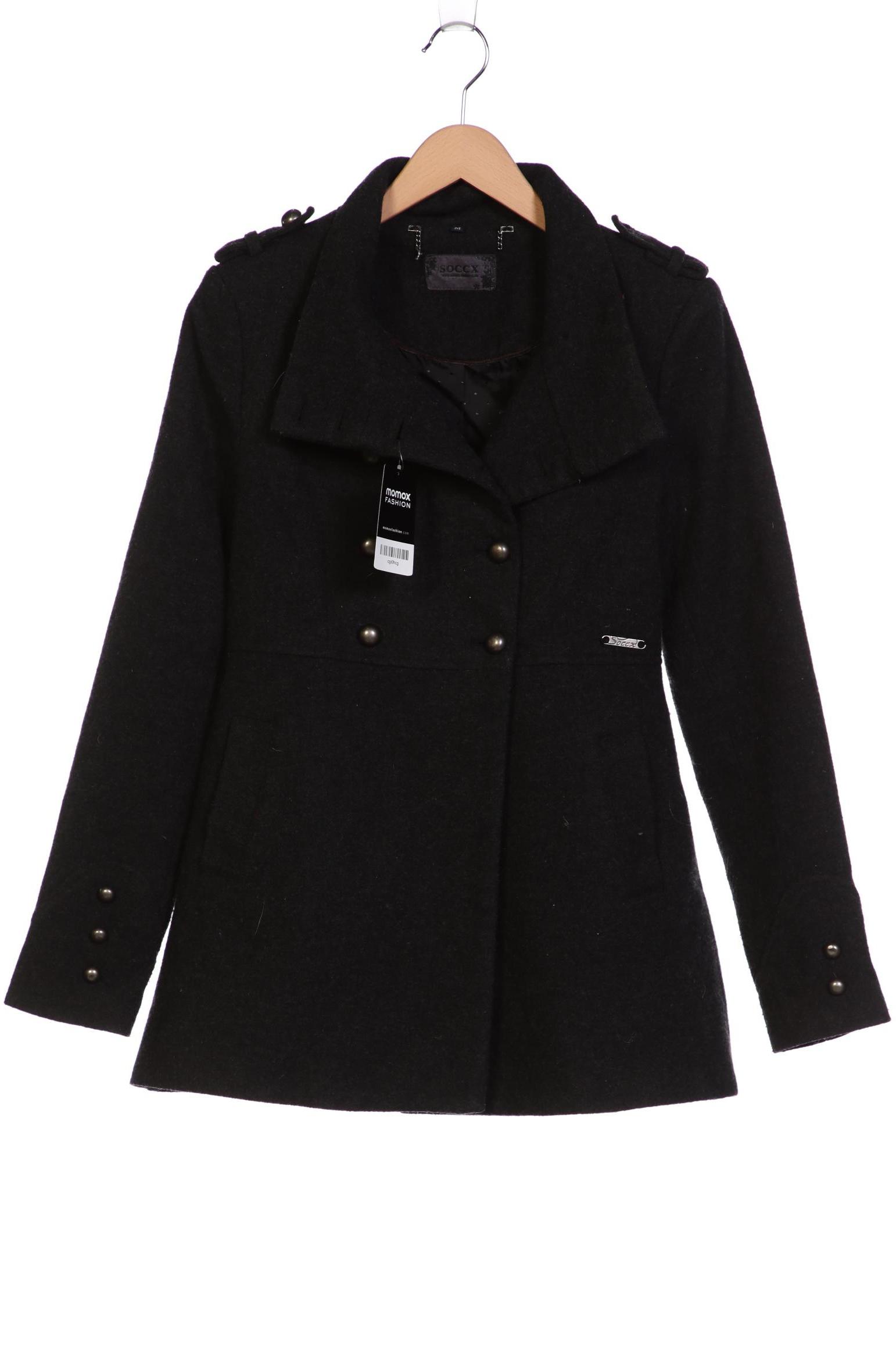 

Soccx Damen Mantel, grau, Gr. 38